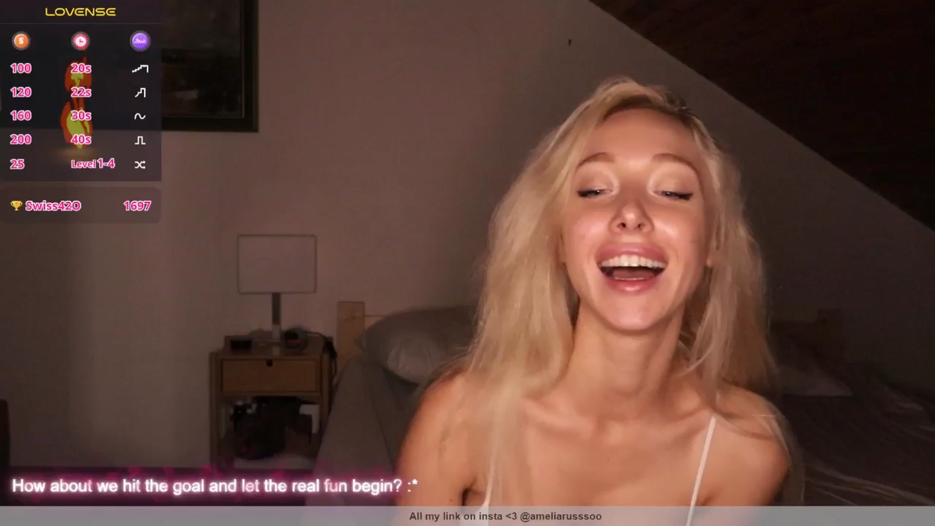 Gallery image thumbnail from AmeliaRussso's myfreecams stream on, 07/11/2025, 21:19 image 1 of 20