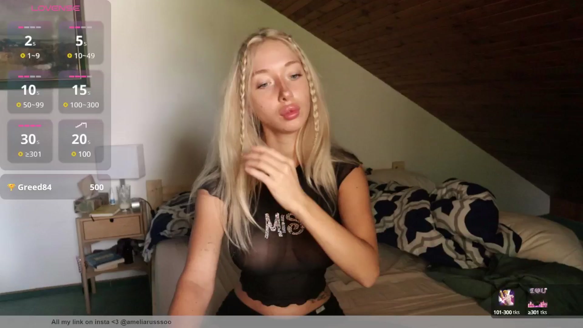 Gallery image thumbnail from AmeliaRussso's myfreecams stream on, 08/04/2025, 08:07 image 5 of 20