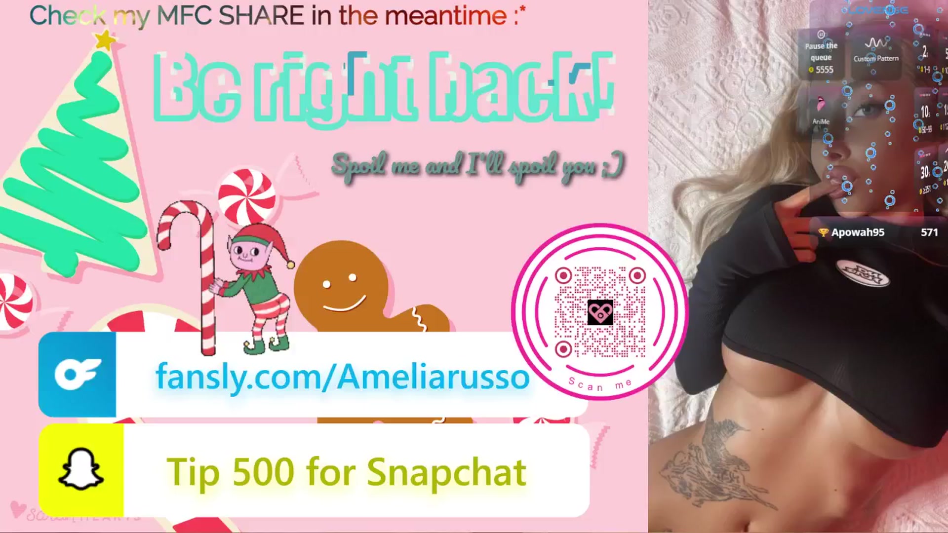 Gallery image thumbnail from AmeliaRussso's myfreecams stream on, 11/10/2025, 20:37 image 3 of 20