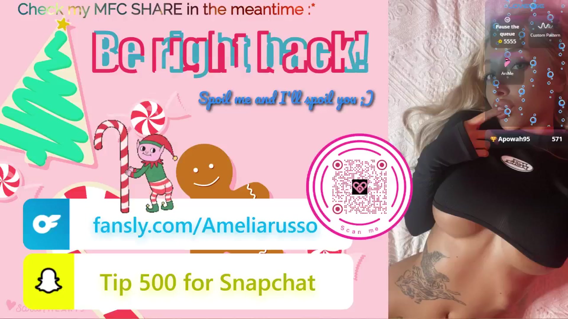 Gallery image thumbnail from AmeliaRussso's myfreecams stream on, 11/10/2025, 20:37 image 4 of 20