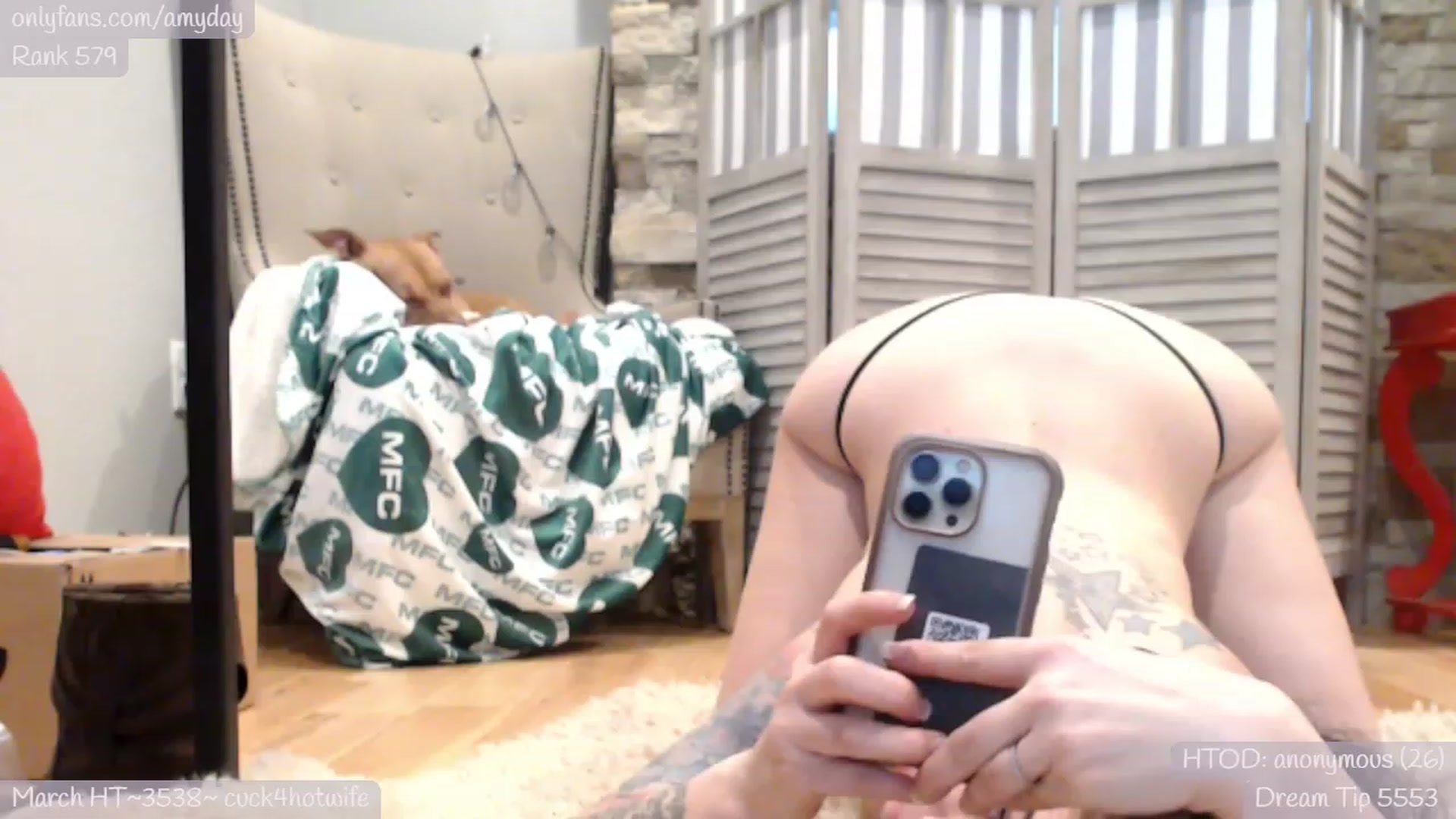 Gallery image thumbnail from AmyDay's myfreecams stream on, 03/12/2024, 17:13 image 2 of 20