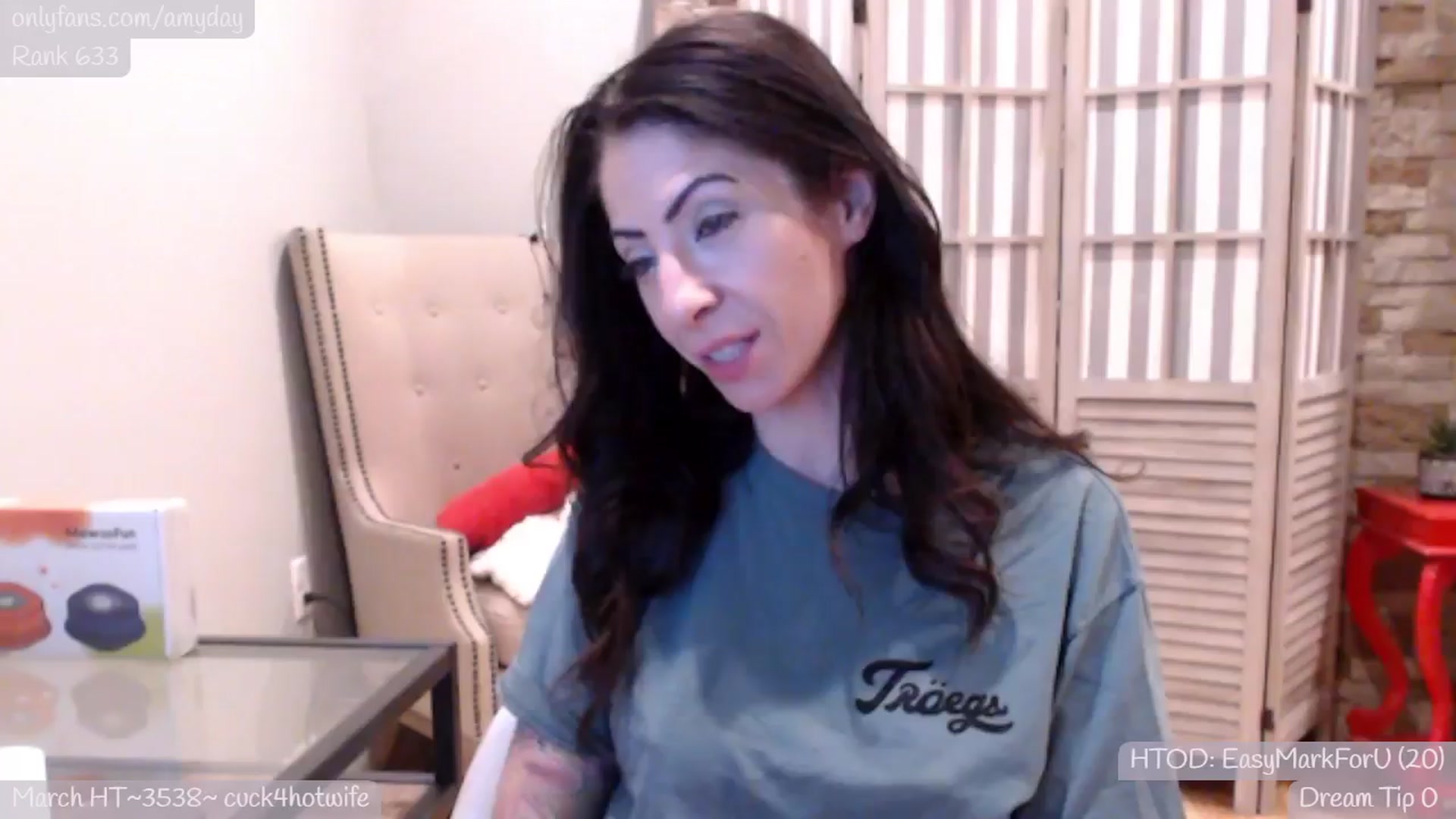 Gallery image thumbnail from AmyDay's myfreecams stream on, 03/25/2024, 06:24 image 2 of 20