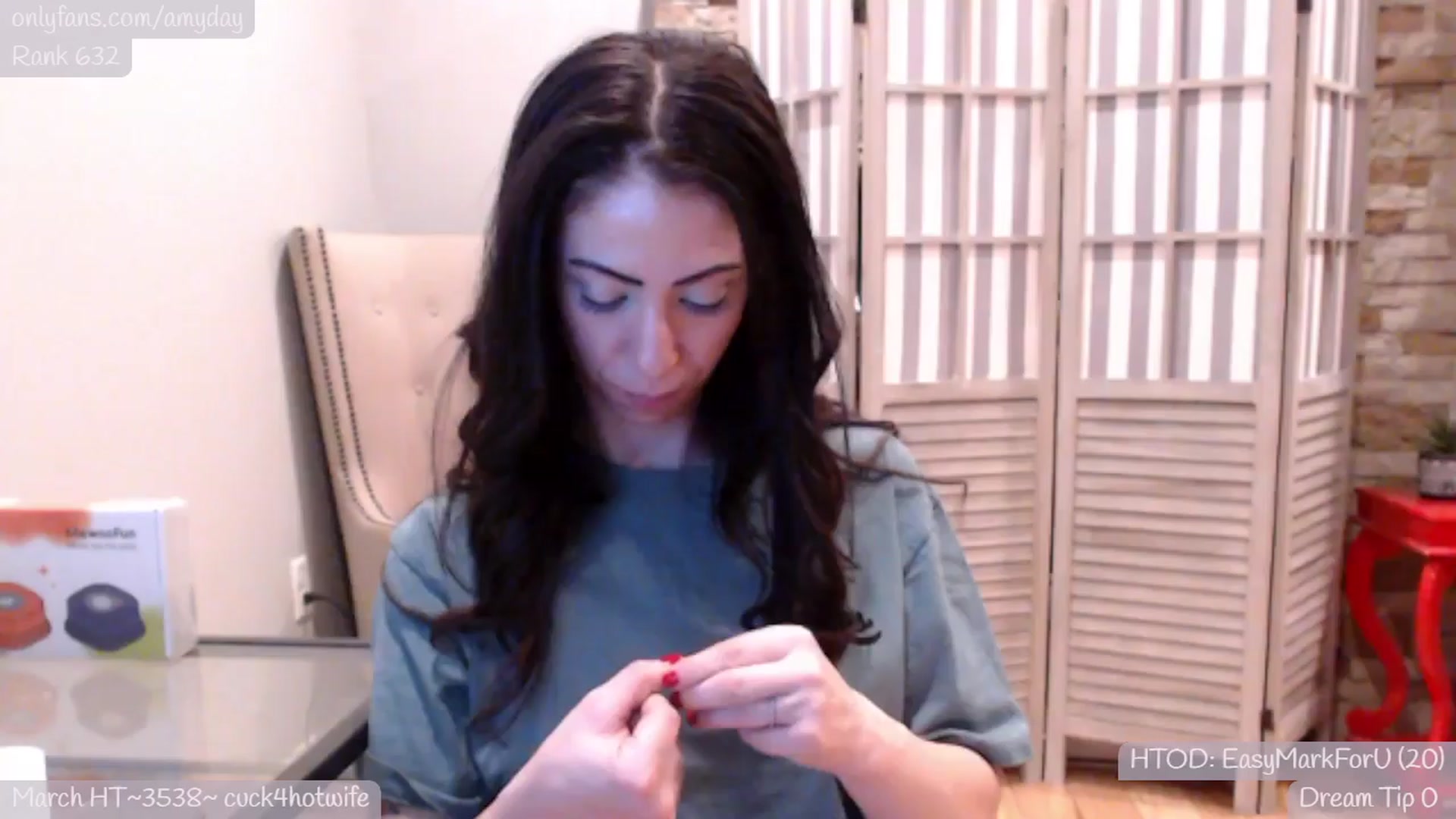 Gallery image thumbnail from AmyDay's myfreecams stream on, 03/25/2024, 06:24 image 7 of 20