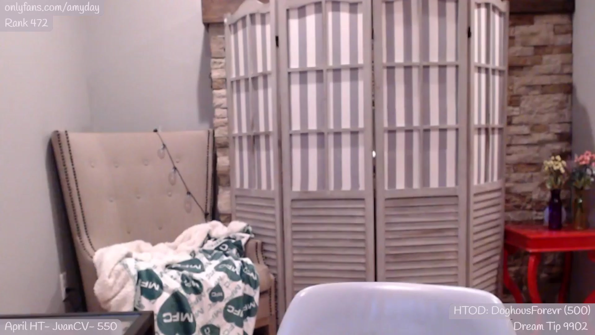 Gallery image thumbnail from AmyDay's myfreecams stream on, 04/05/2024, 07:26 image 3 of 20