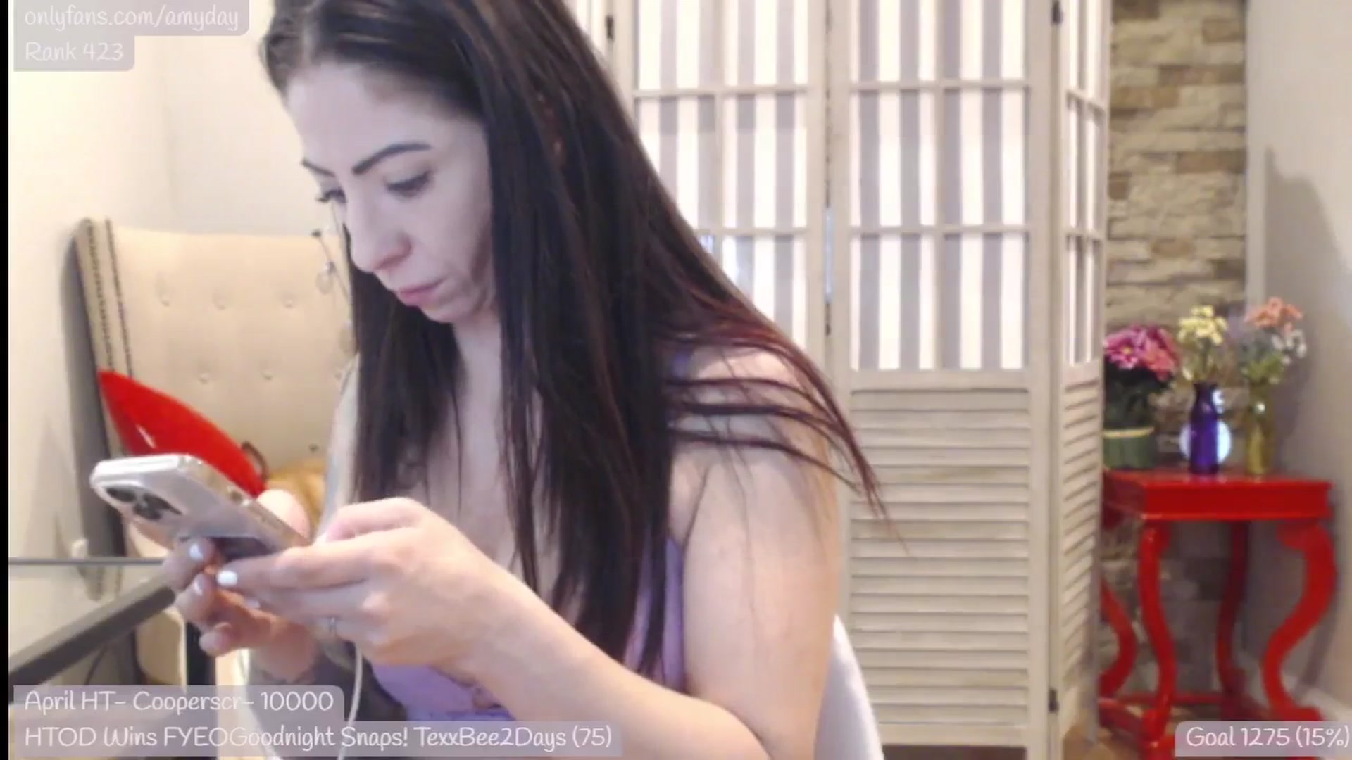 Gallery image thumbnail from AmyDay's myfreecams stream on, 04/25/2024, 17:21 image 9 of 20