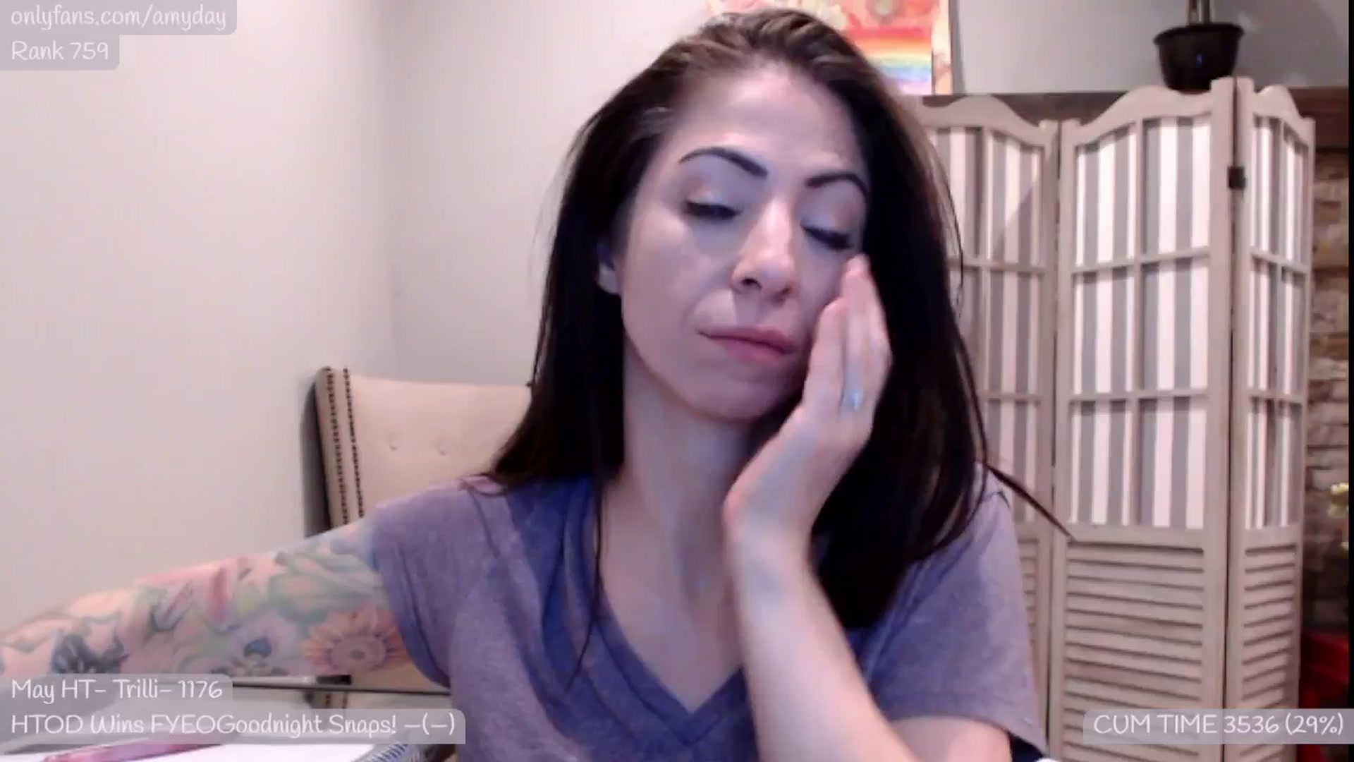 Gallery image thumbnail from AmyDay's myfreecams stream on, 05/20/2024, 06:16 image 1 of 20
