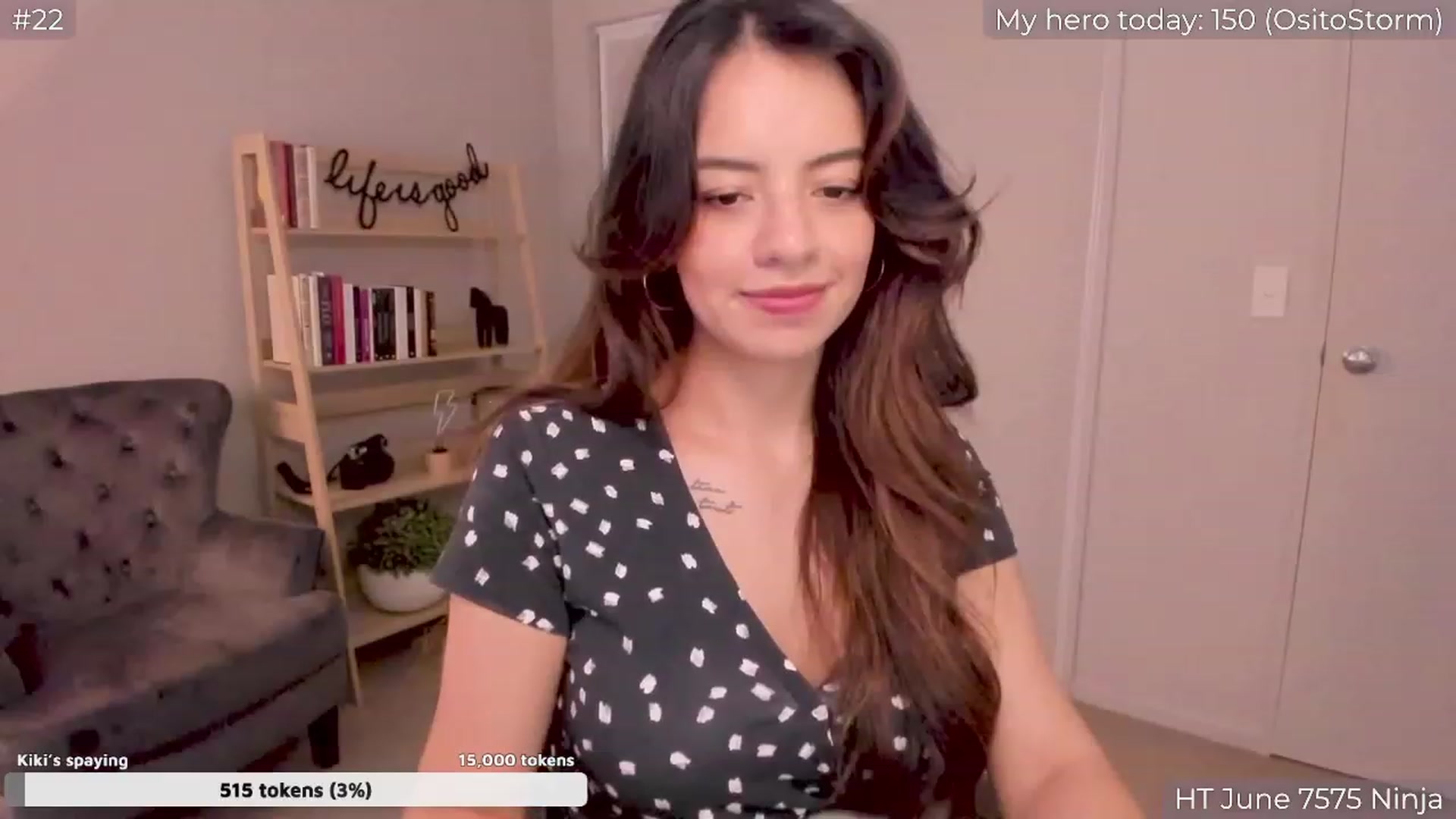 Gallery image thumbnail from AnditaStorm's myfreecams stream on, 06/26/2023, 03:00 image 8 of 20