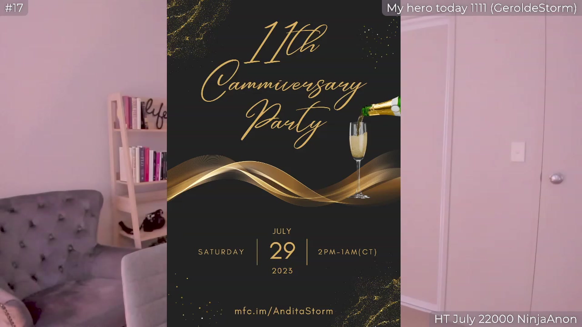 Gallery image thumbnail from AnditaStorm's myfreecams stream on, 07/28/2023, 02:05 image 7 of 20