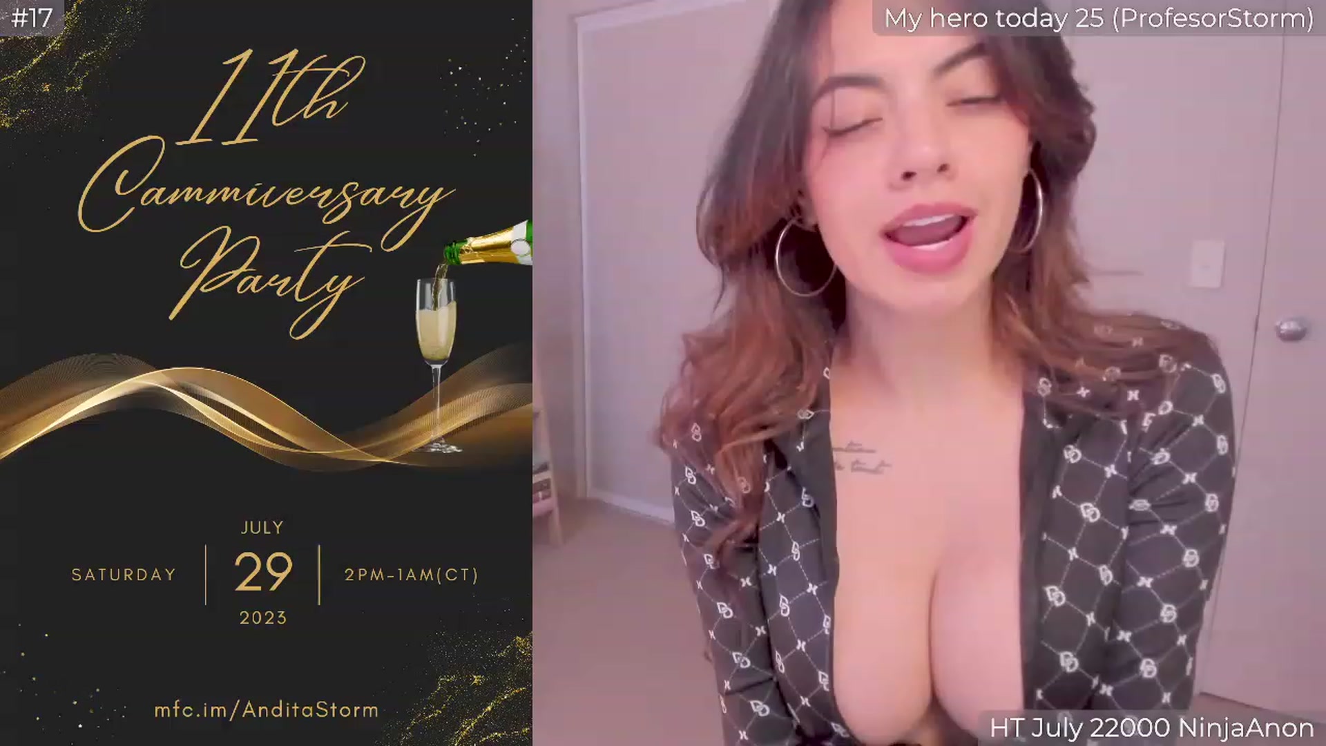 Gallery image thumbnail from AnditaStorm's myfreecams stream on, 07/29/2023, 01:50 image 2 of 20