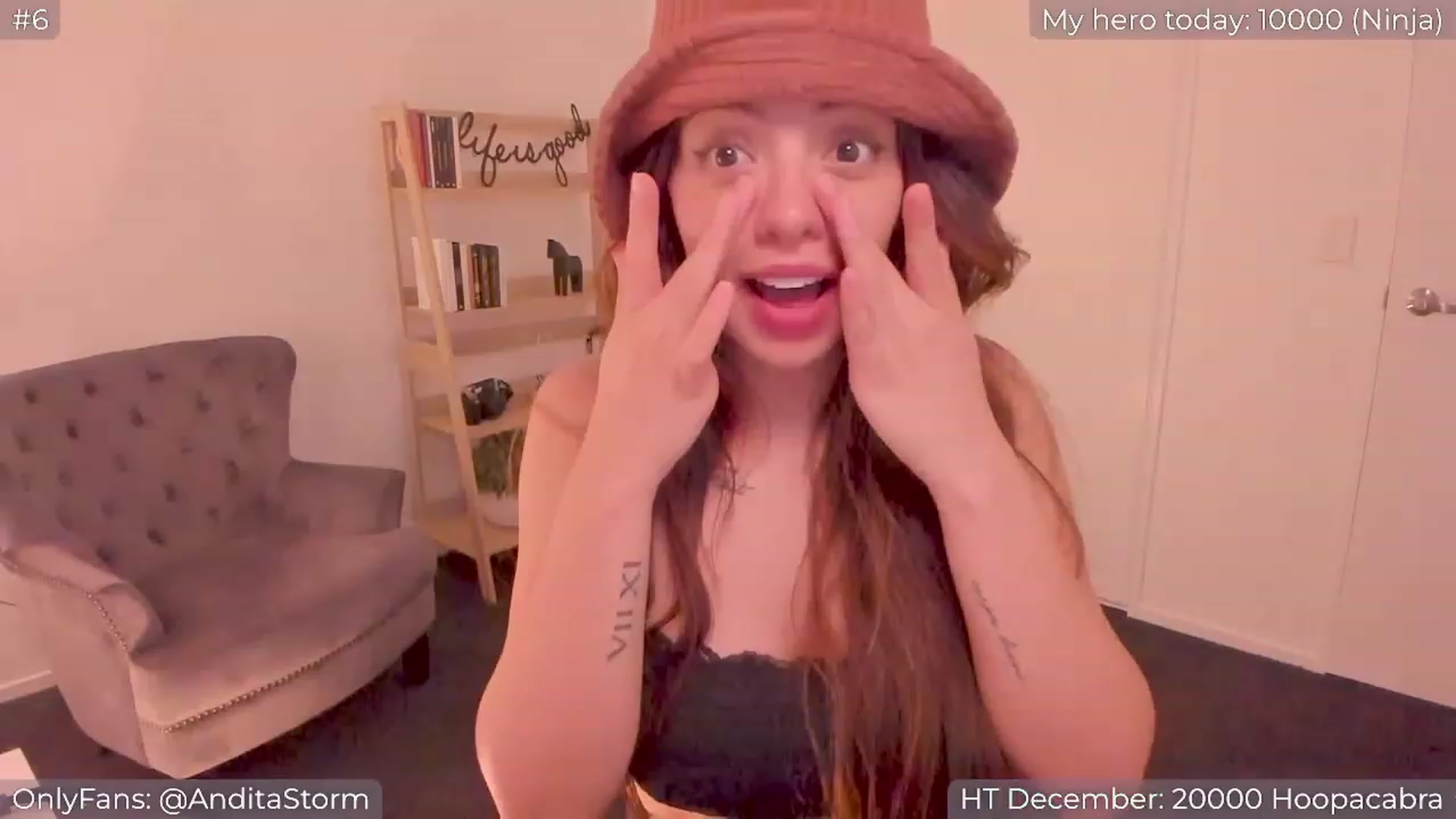 Gallery image thumbnail from AnditaStorm's myfreecams stream on, 12/23/2023, 06:48 image 1 of 20