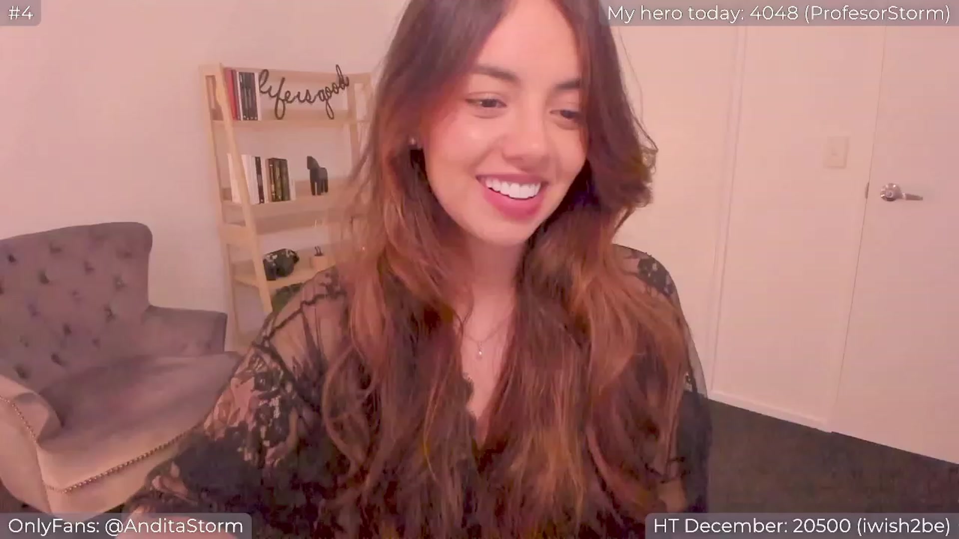 Gallery image thumbnail from AnditaStorm's myfreecams stream on, 12/31/2023, 04:52 image 13 of 20