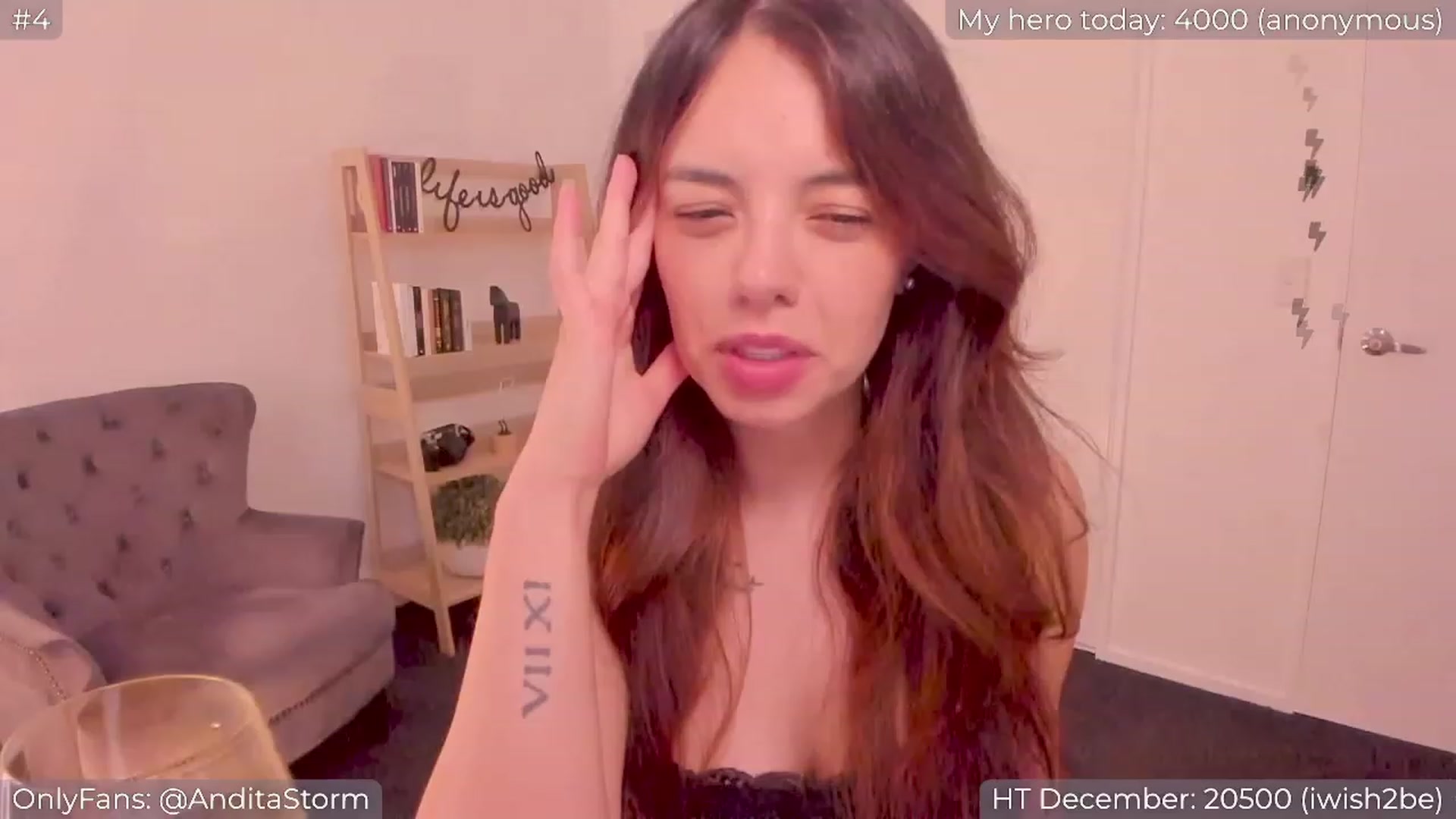 Gallery image thumbnail from AnditaStorm's myfreecams stream on, 01/01/2024, 04:38 image 9 of 20