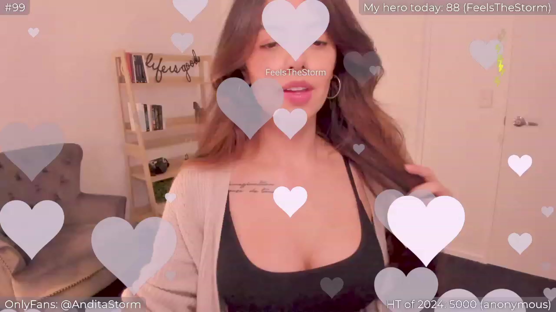 Gallery image thumbnail from AnditaStorm's myfreecams stream on, 01/05/2024, 02:43 image 1 of 20