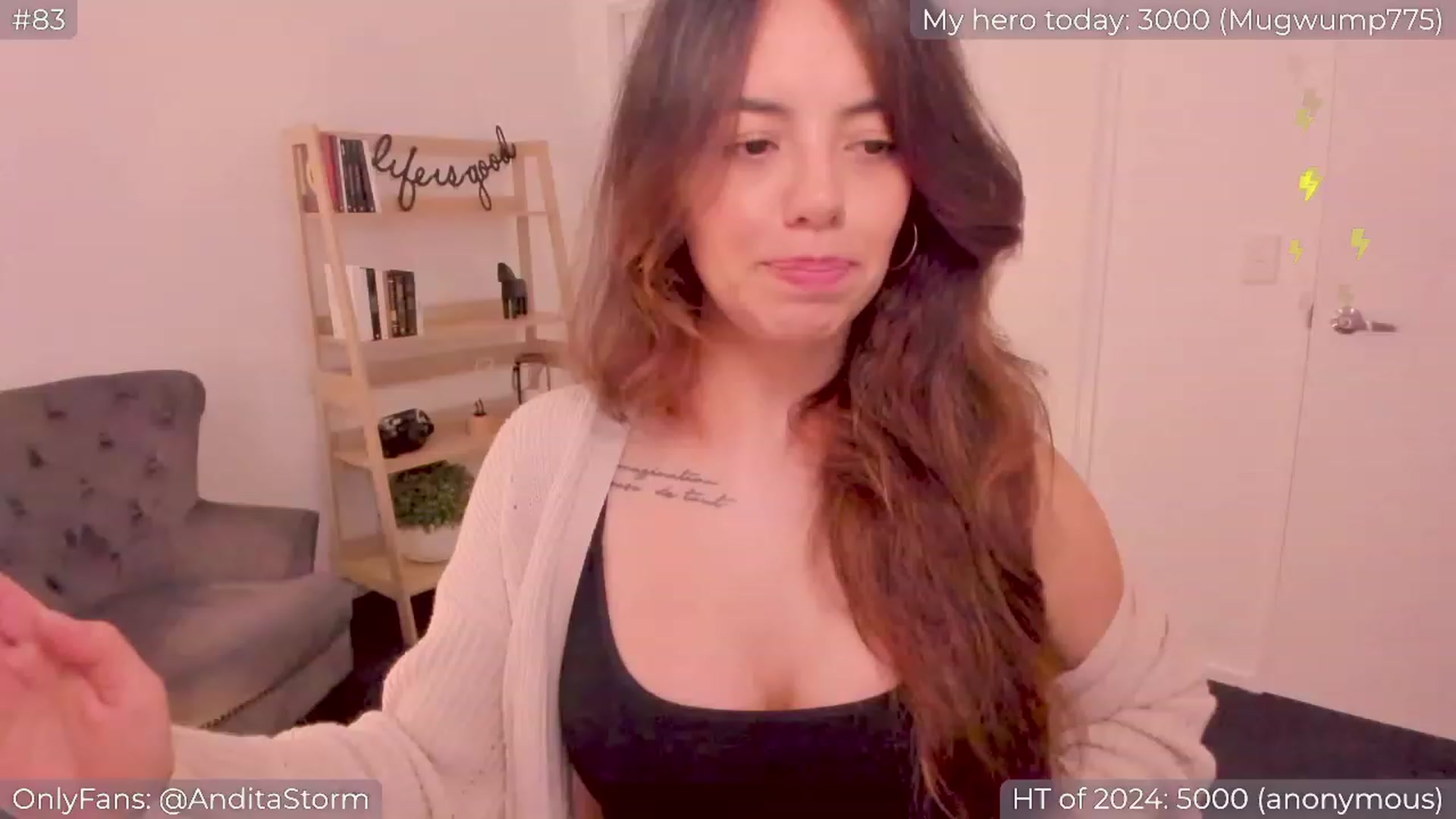 Gallery image thumbnail from AnditaStorm's myfreecams stream on, 01/05/2024, 02:43 image 4 of 20