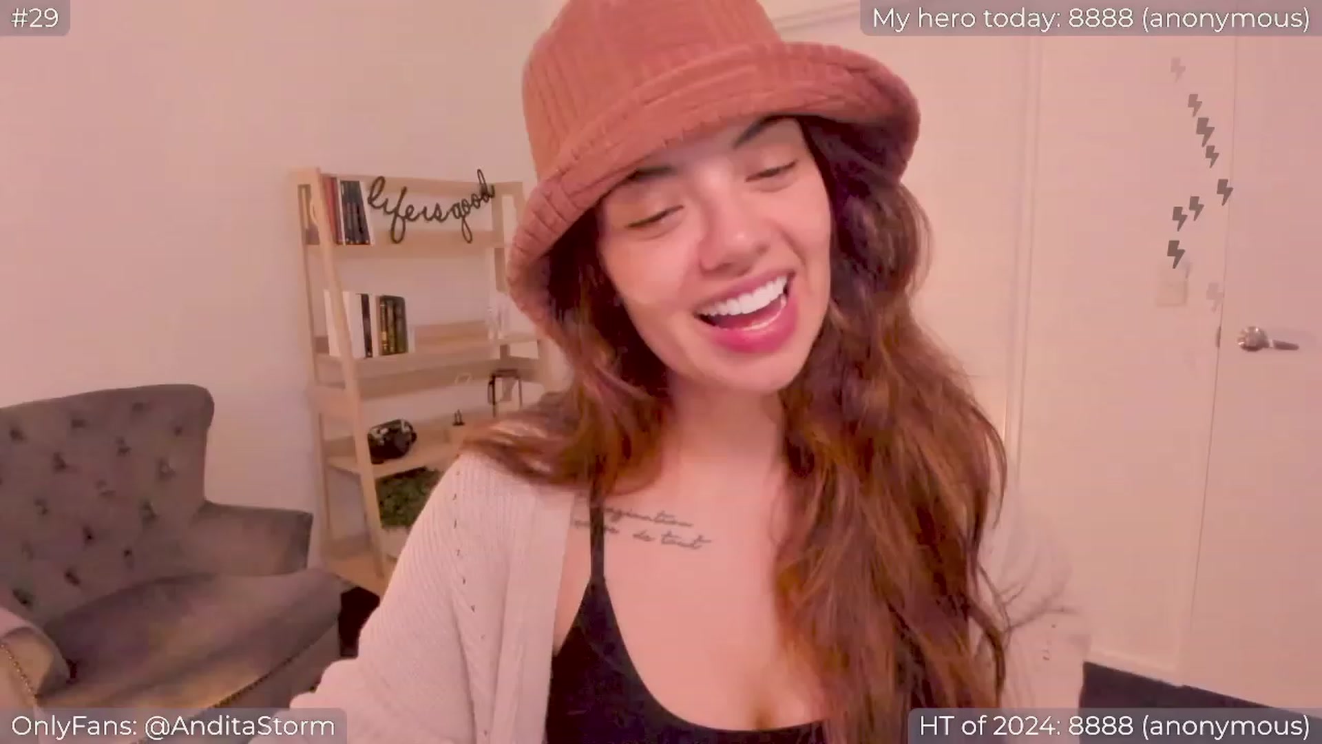 Gallery image thumbnail from AnditaStorm's myfreecams stream on, 01/16/2024, 05:25 image 6 of 20