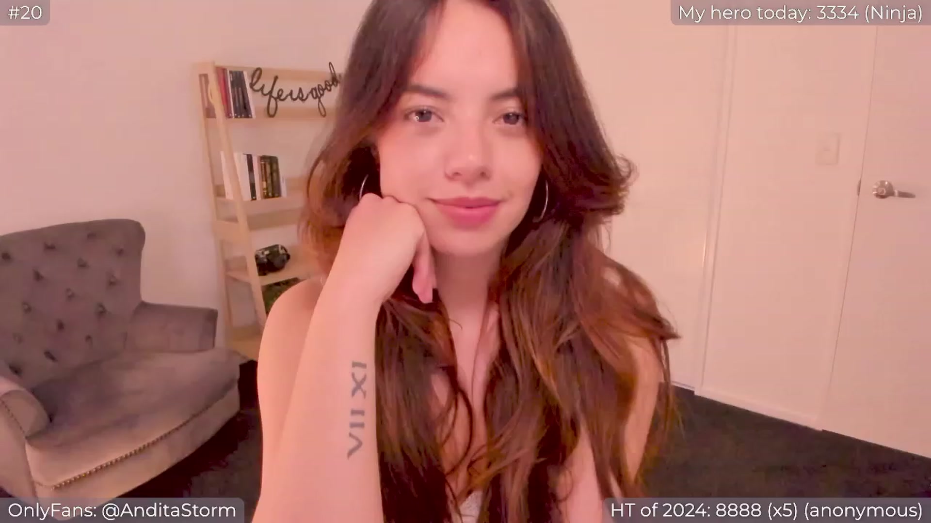 Gallery image thumbnail from AnditaStorm's myfreecams stream on, 01/19/2024, 05:09 image 9 of 20