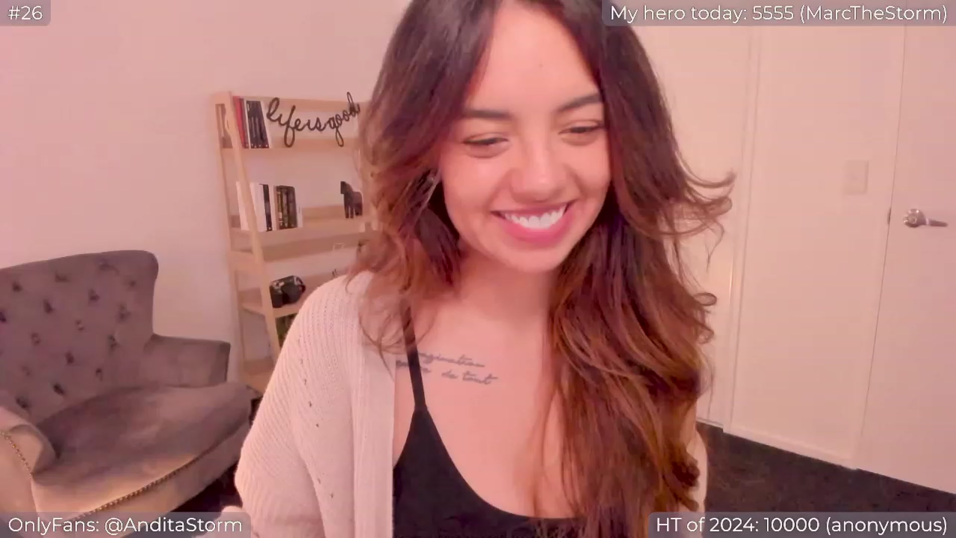 Gallery image thumbnail from AnditaStorm's myfreecams stream on, 01/29/2024, 05:11 image 8 of 20