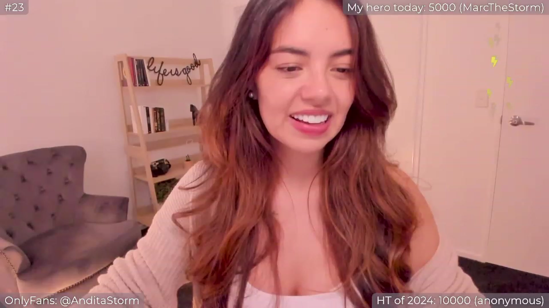Gallery image thumbnail from AnditaStorm's myfreecams stream on, 01/31/2024, 05:12 image 16 of 20