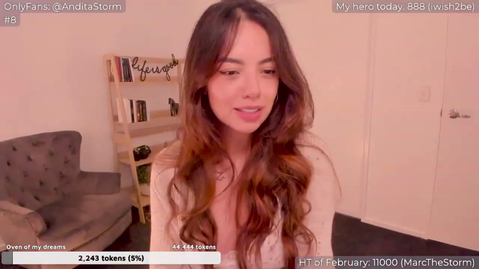 Gallery image thumbnail from AnditaStorm's myfreecams stream on, 02/05/2024, 03:17 image 8 of 20