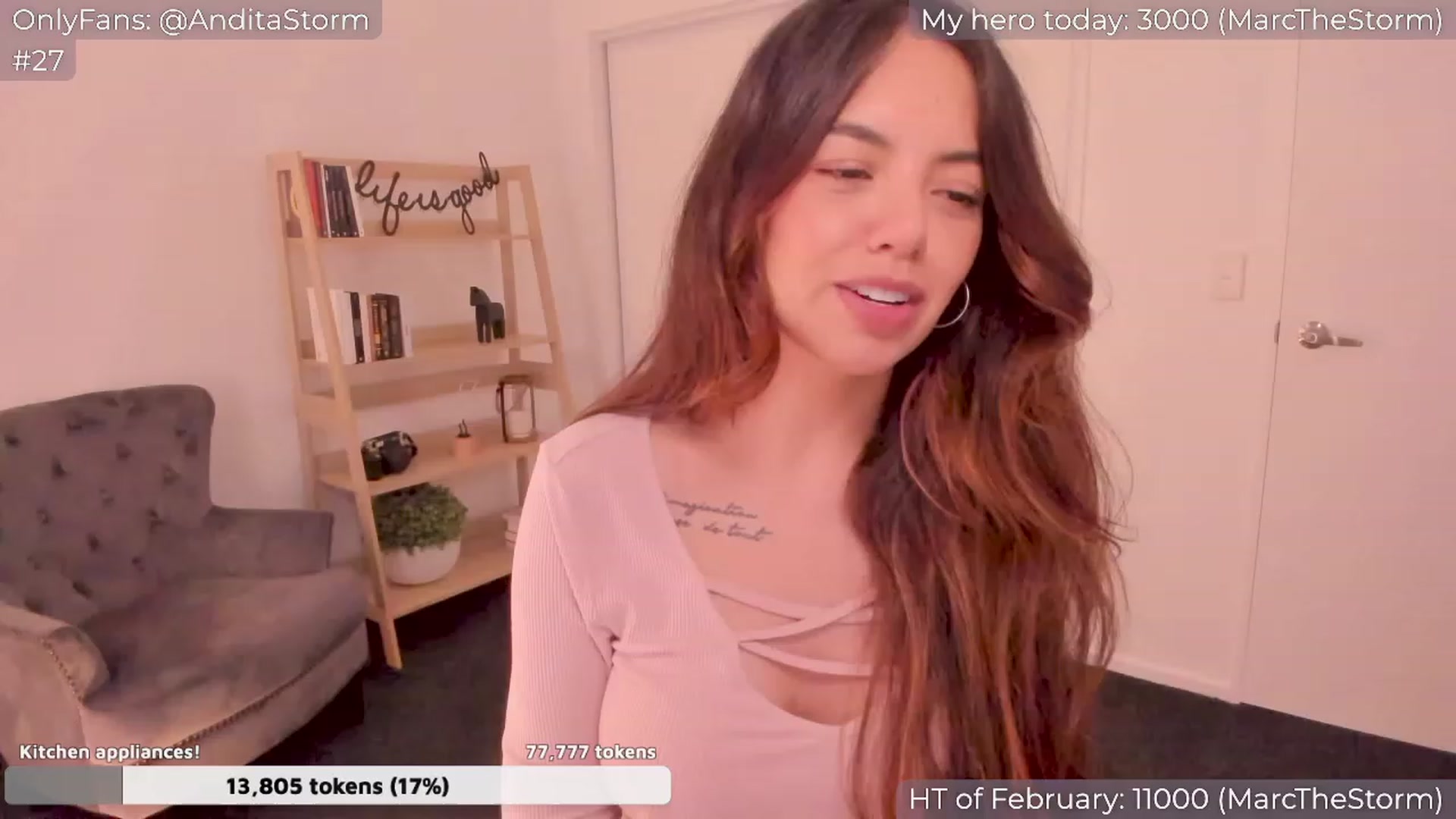 Gallery image thumbnail from AnditaStorm's myfreecams stream on, 02/09/2024, 01:36 image 5 of 20