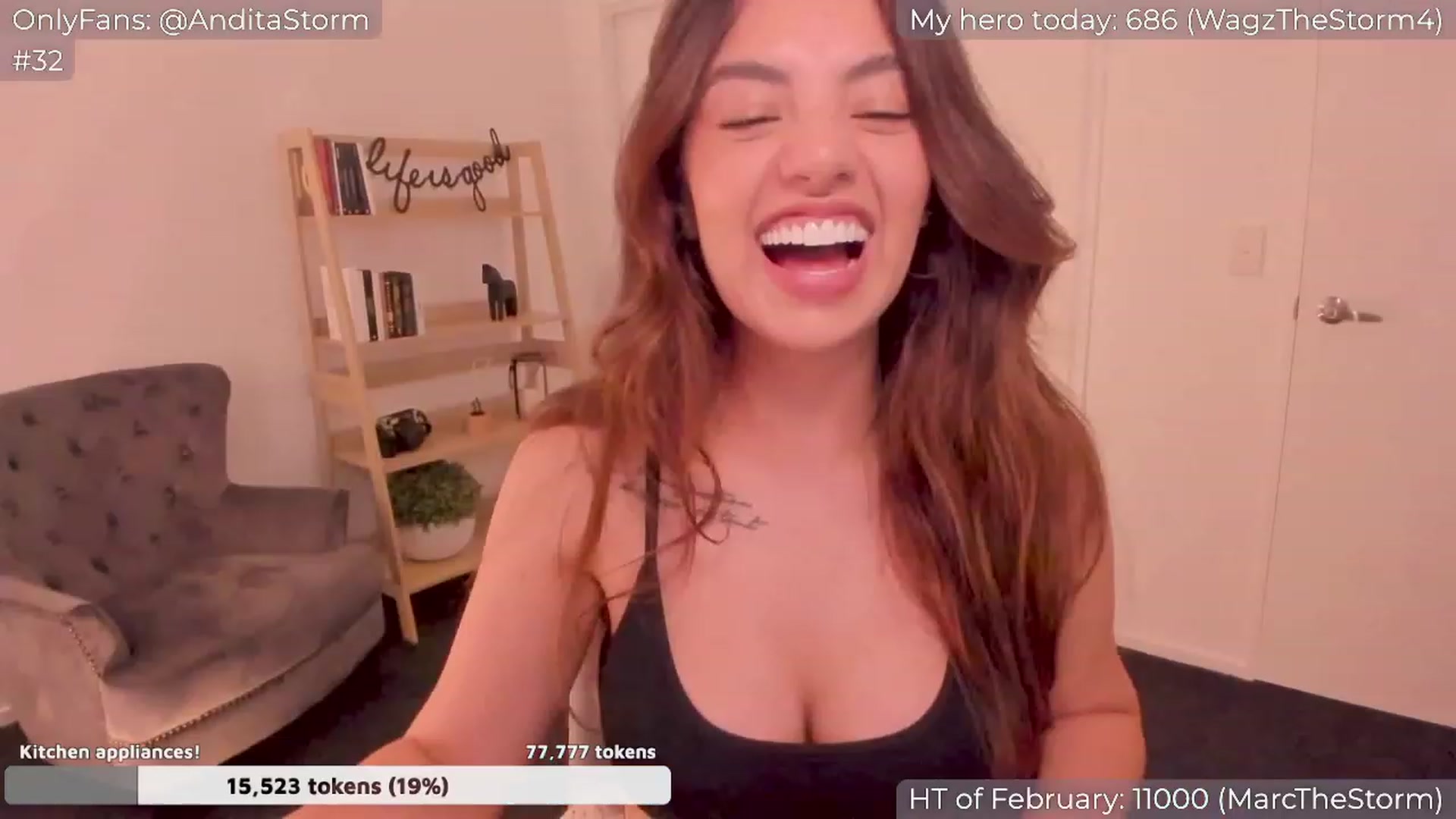 Gallery image thumbnail from AnditaStorm's myfreecams stream on, 02/10/2024, 24:01 image 2 of 20