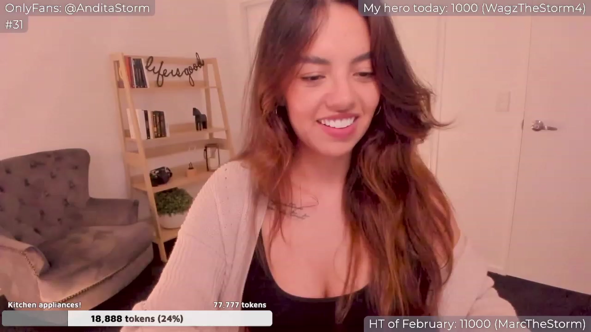 Gallery image thumbnail from AnditaStorm's myfreecams stream on, 02/10/2024, 03:58 image 1 of 20