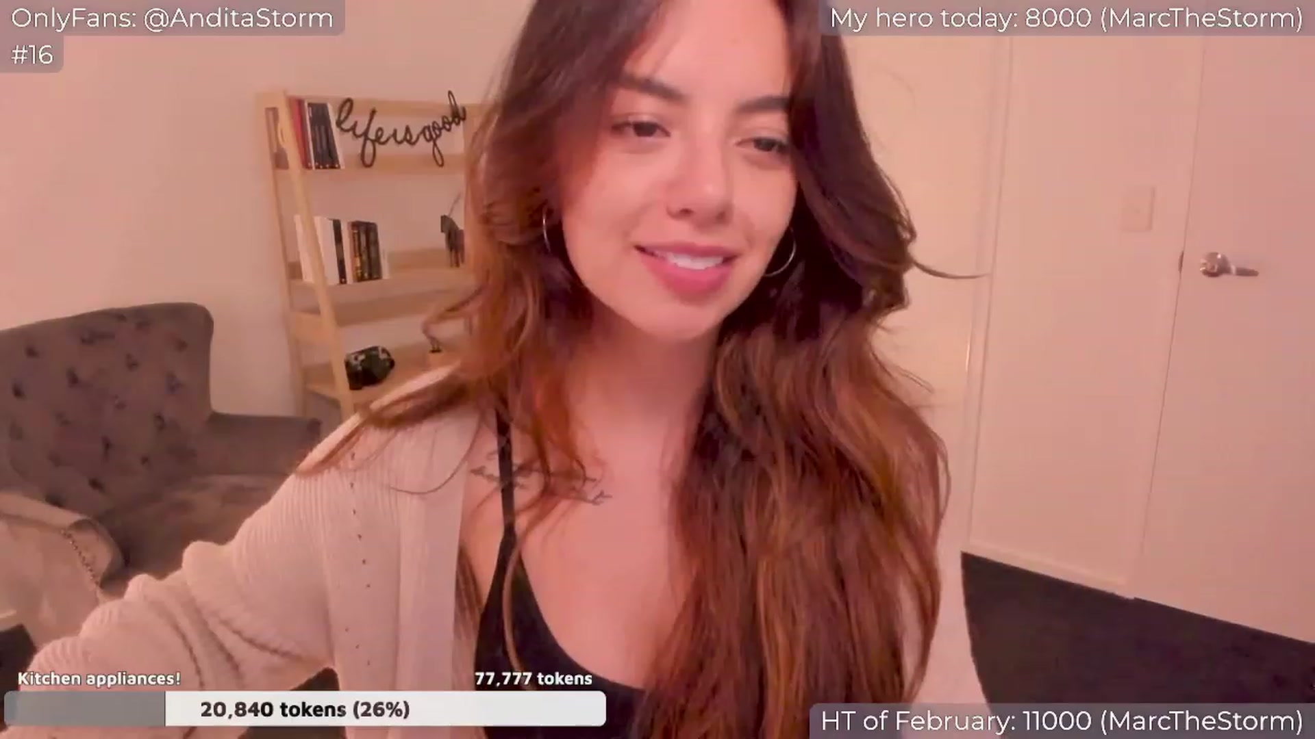 Gallery image thumbnail from AnditaStorm's myfreecams stream on, 02/10/2024, 05:38 image 13 of 20