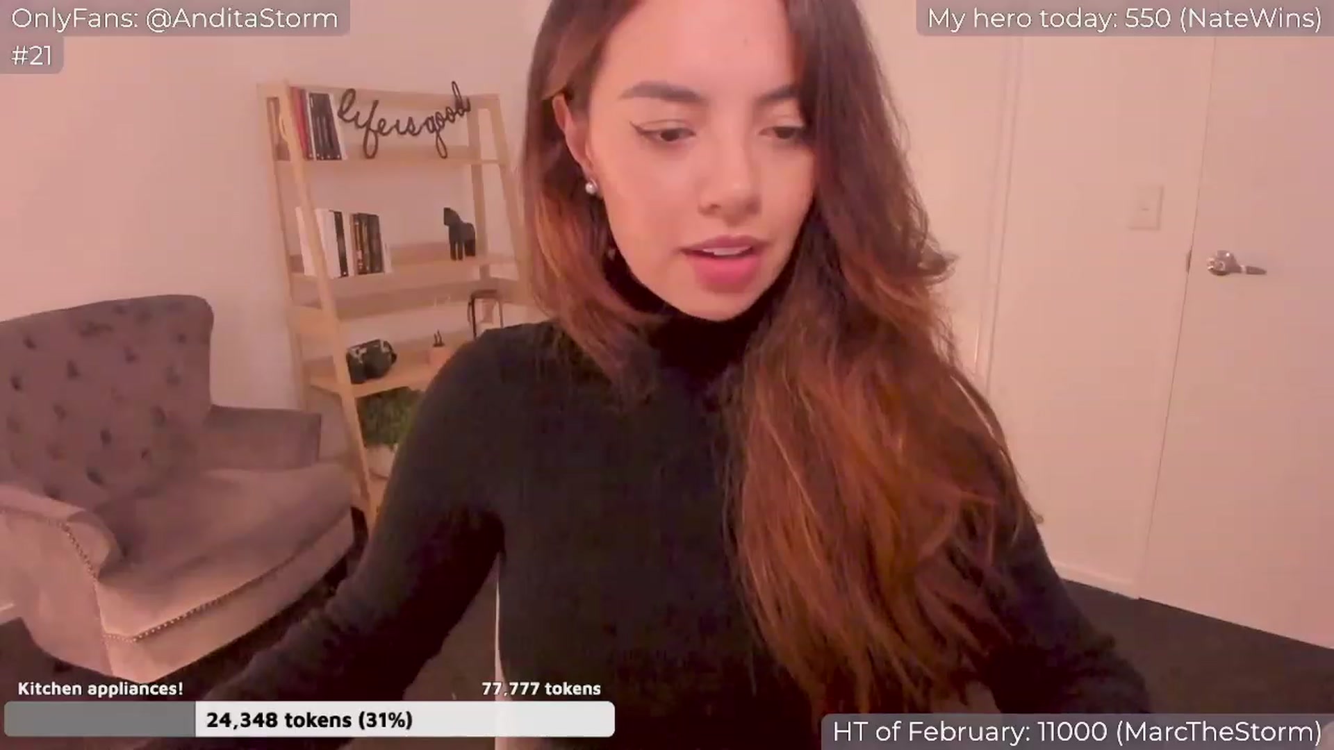 Gallery image thumbnail from AnditaStorm's myfreecams stream on, 02/11/2024, 01:55 image 8 of 20