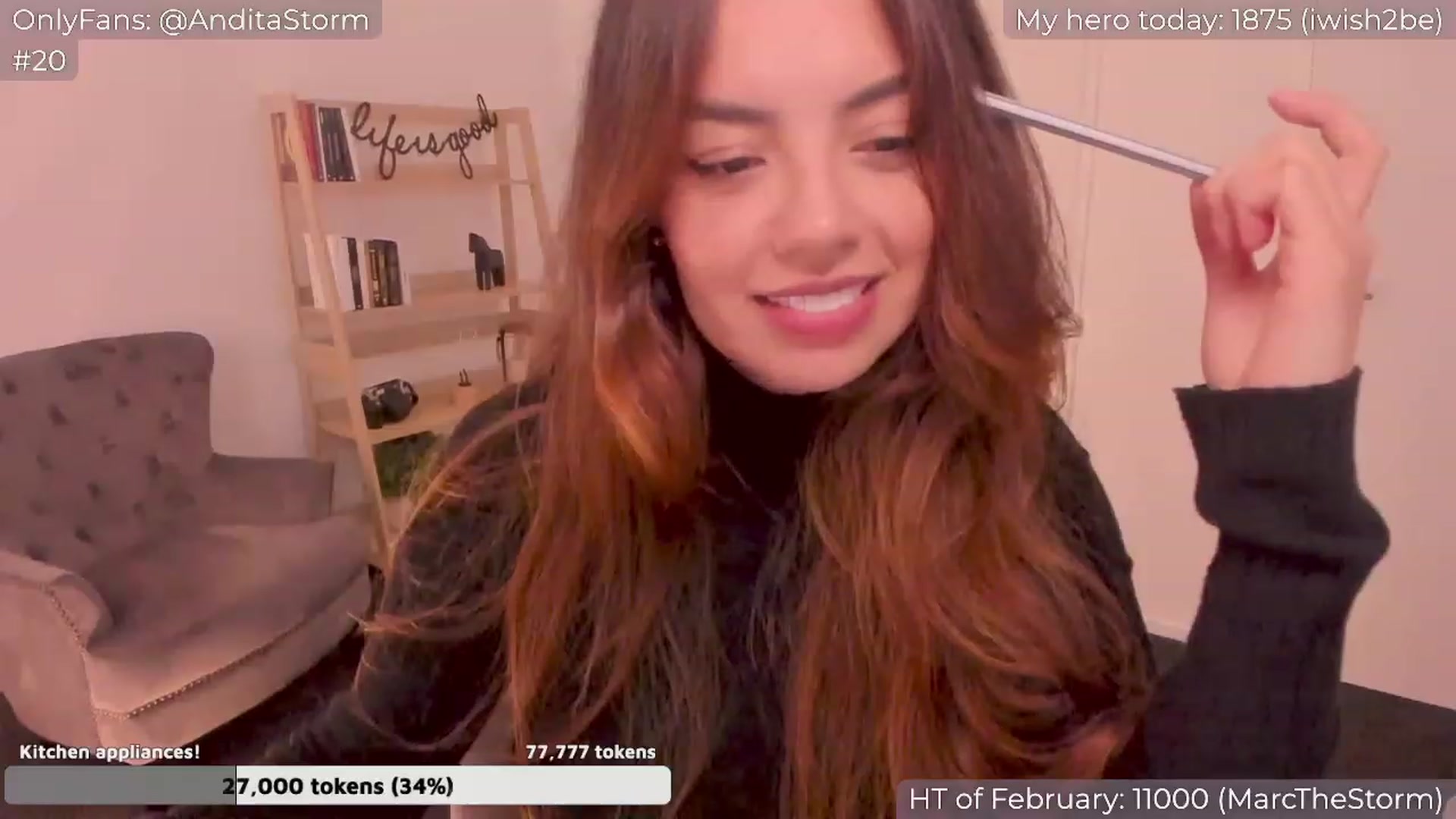 Gallery image thumbnail from AnditaStorm's myfreecams stream on, 02/11/2024, 01:55 image 12 of 20
