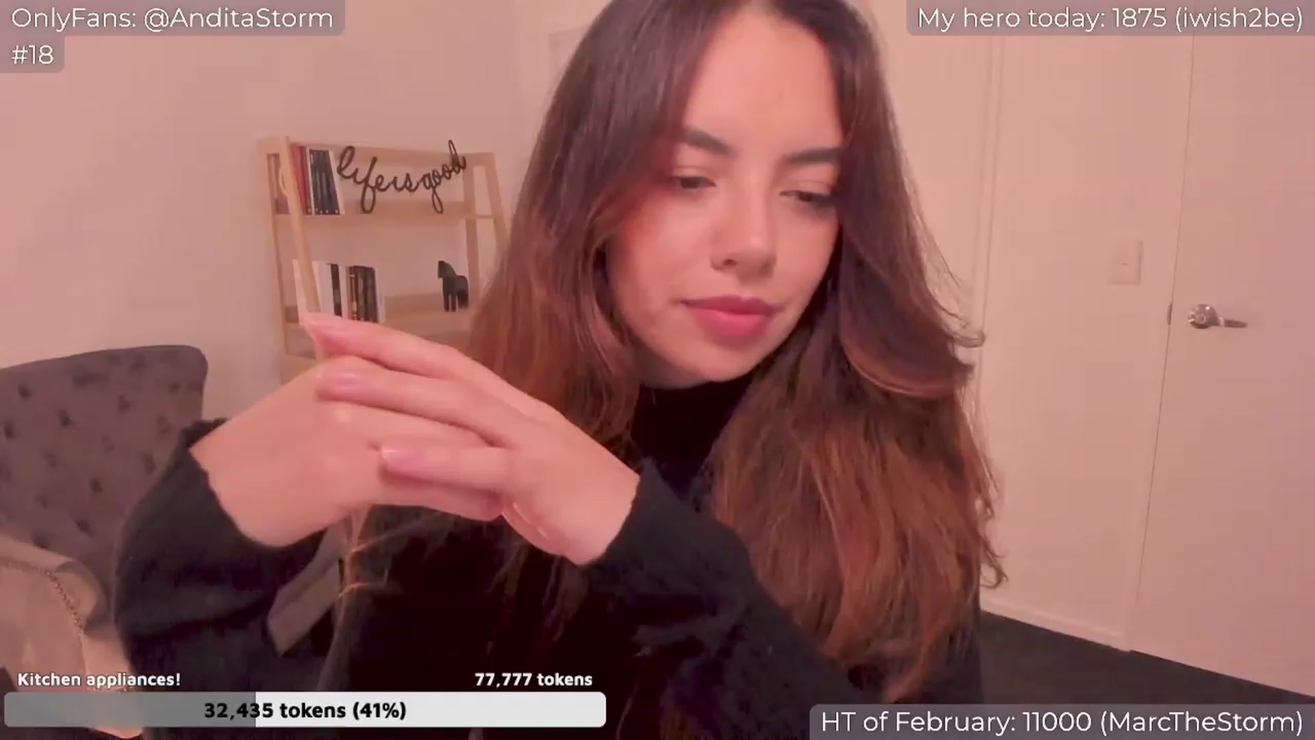 Gallery image thumbnail from AnditaStorm's myfreecams stream on, 02/11/2024, 04:55 image 6 of 20