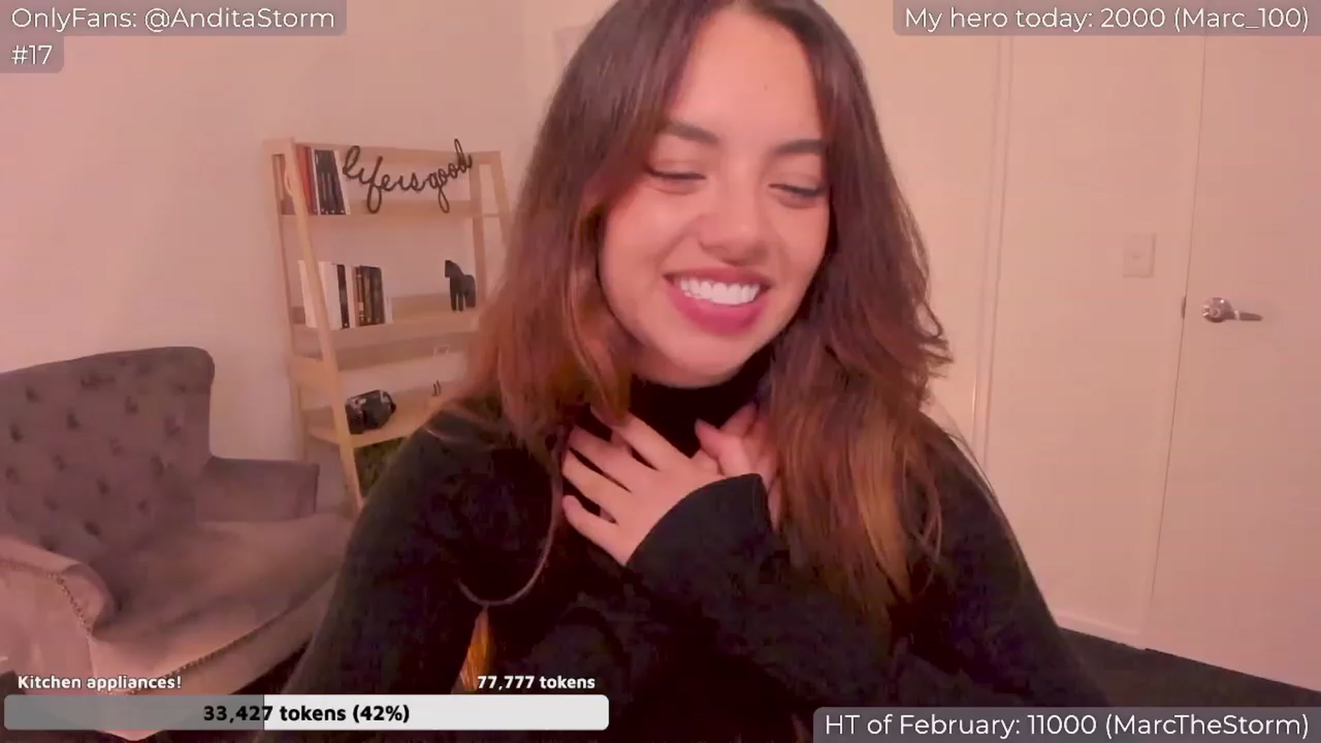 Gallery image thumbnail from AnditaStorm's myfreecams stream on, 02/11/2024, 04:55 image 17 of 20