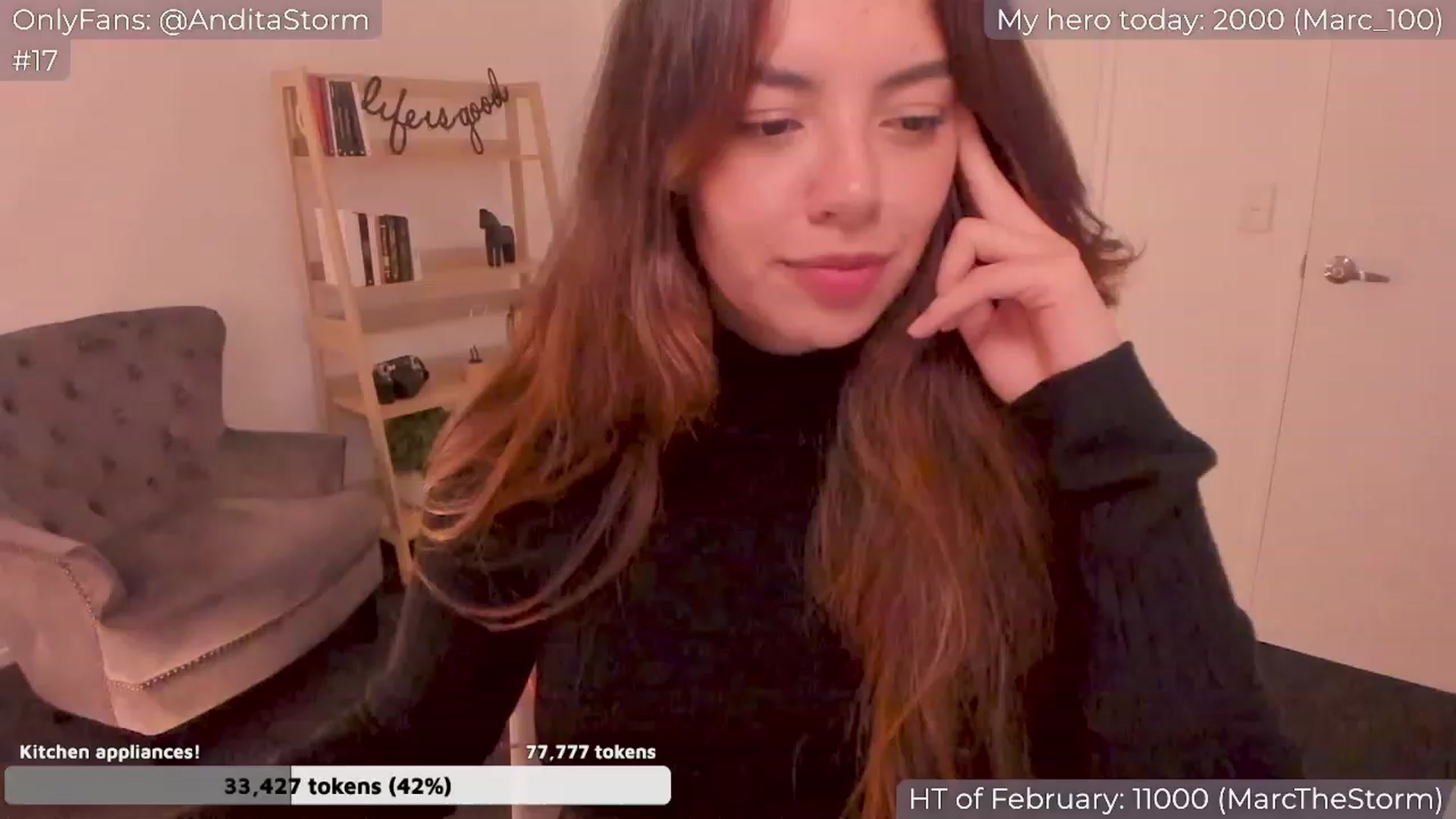 Gallery image thumbnail from AnditaStorm's myfreecams stream on, 02/11/2024, 04:55 image 20 of 20