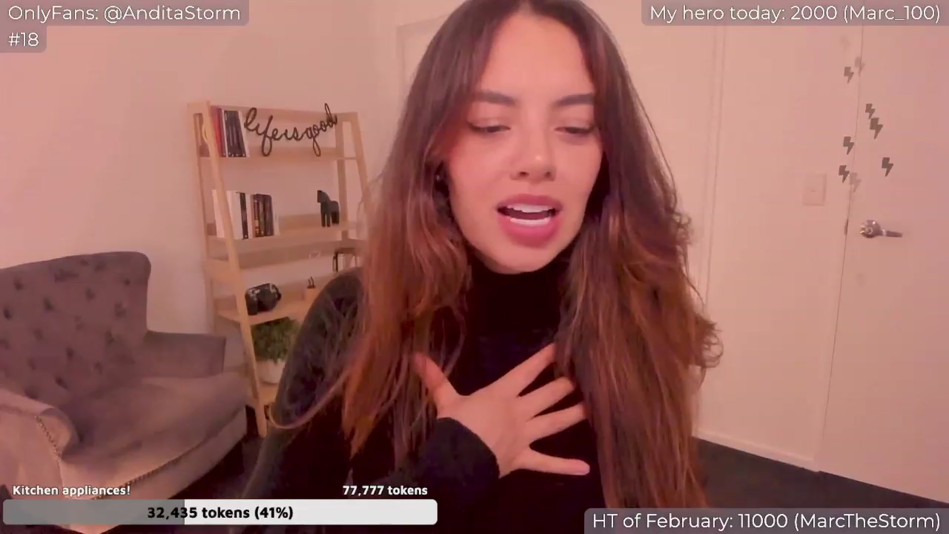 Gallery image thumbnail from AnditaStorm's myfreecams stream on, 02/11/2024, 04:55 image 8 of 20