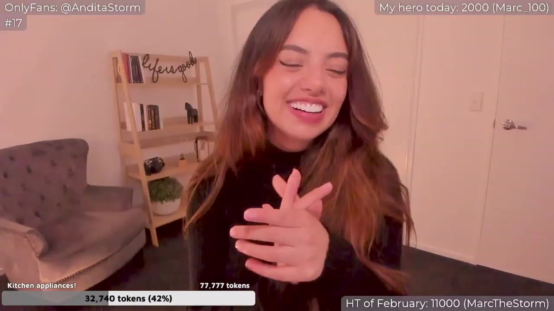 Gallery image thumbnail from AnditaStorm's myfreecams stream on, 02/11/2024, 04:55 image 14 of 20
