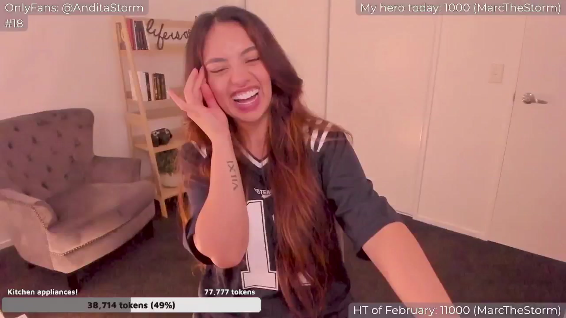 Gallery image thumbnail from AnditaStorm's myfreecams stream on, 02/12/2024, 04:18 image 17 of 20