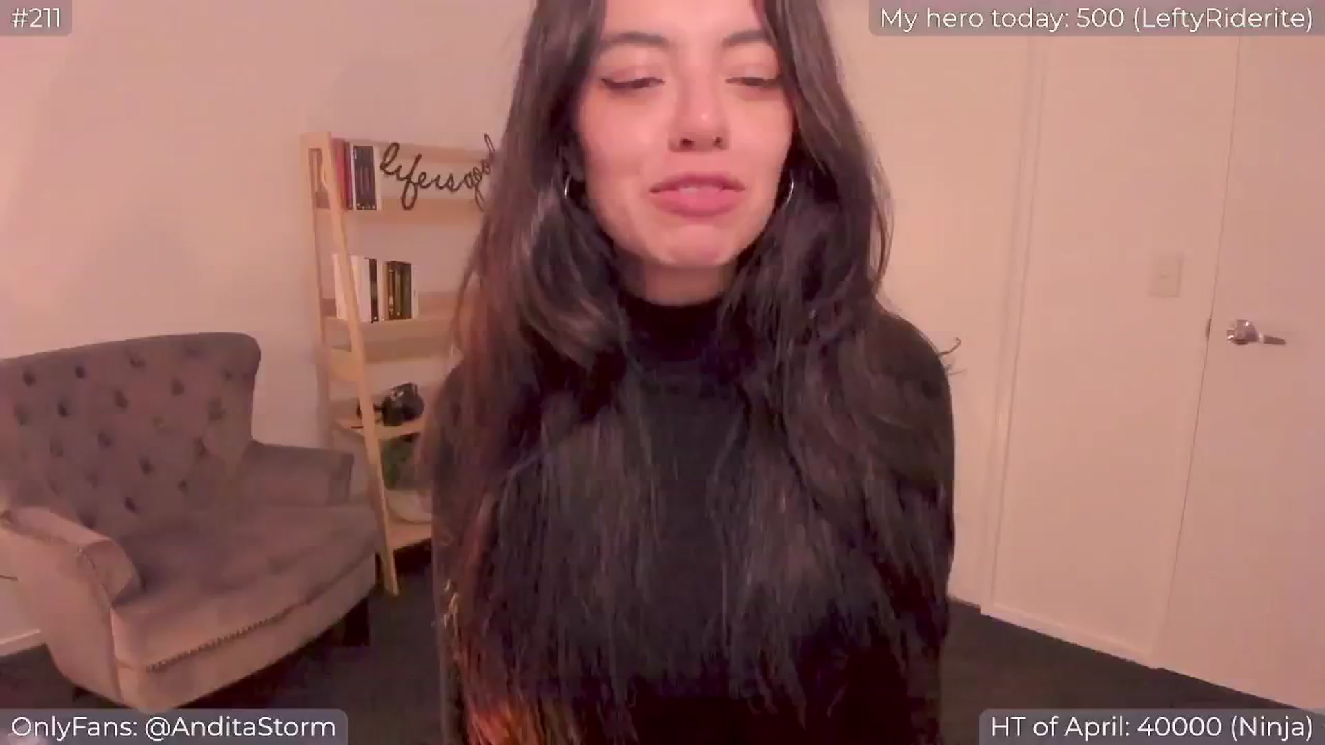 Gallery image thumbnail from AnditaStorm's myfreecams stream on, 04/19/2024, 04:57 image 6 of 20