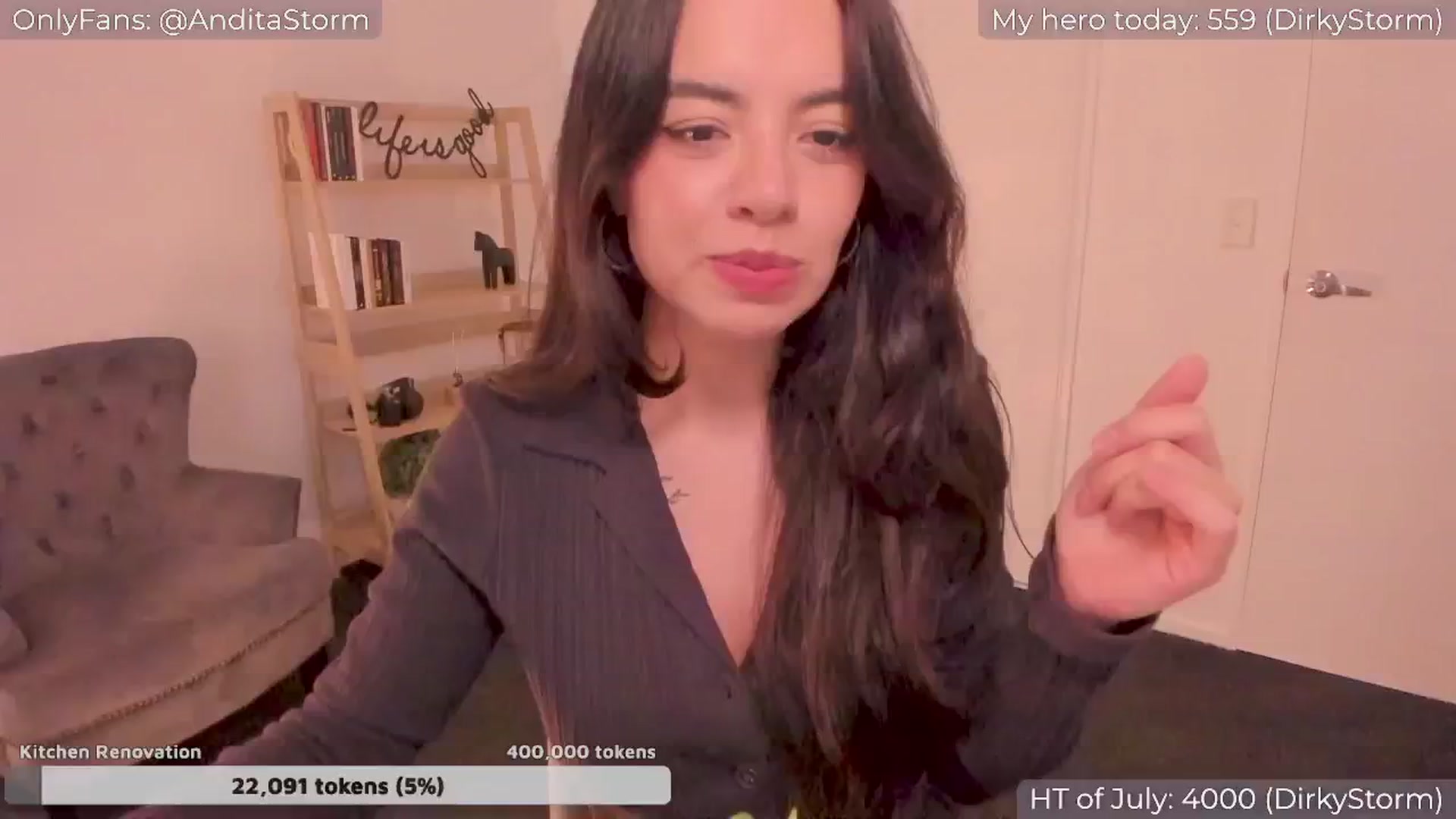 Gallery image thumbnail from AnditaStorm's myfreecams stream on, 07/09/2024, 05:07 image 7 of 20