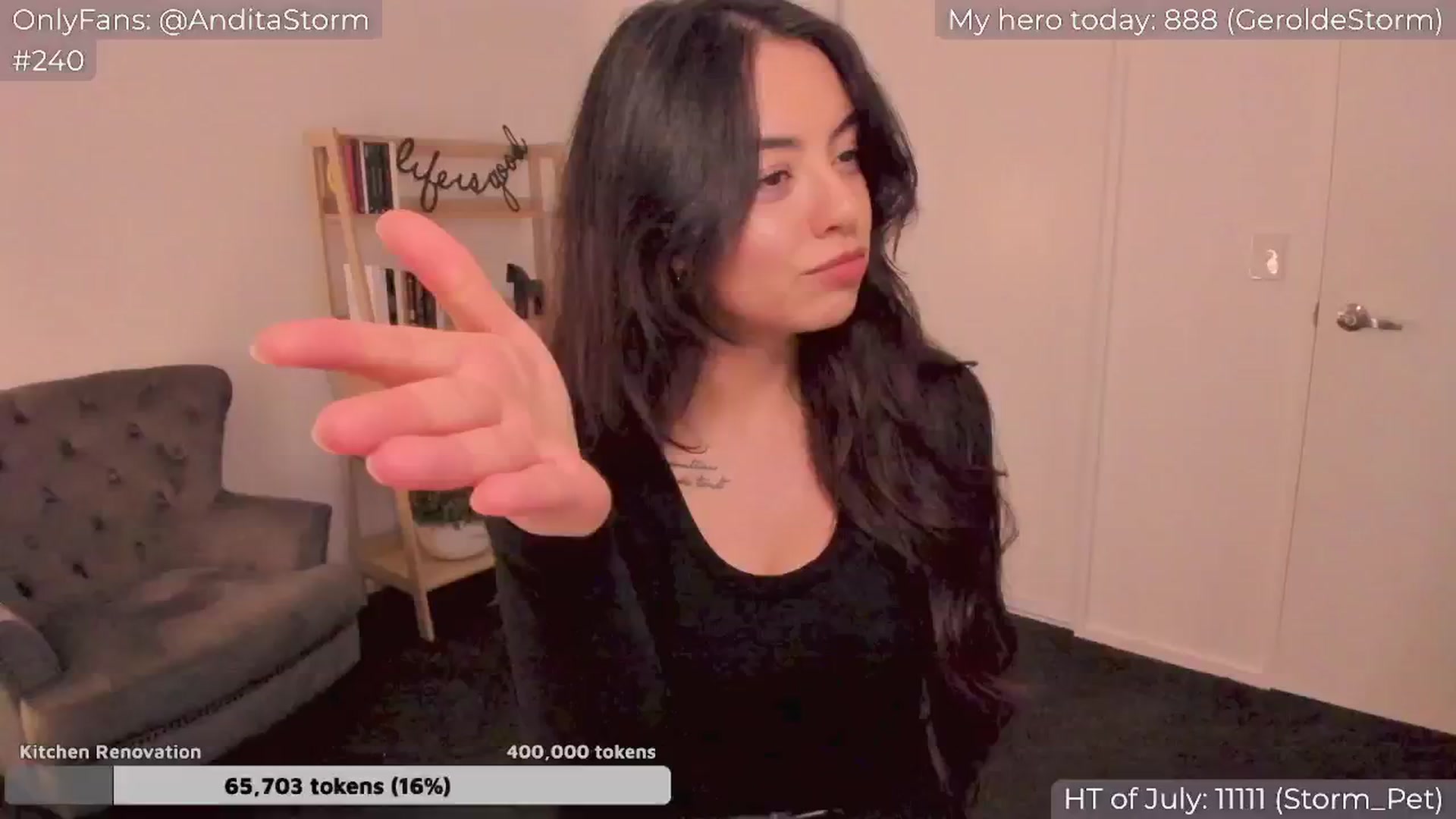 Gallery image thumbnail from AnditaStorm's myfreecams stream on, 07/21/2024, 05:07 image 5 of 20