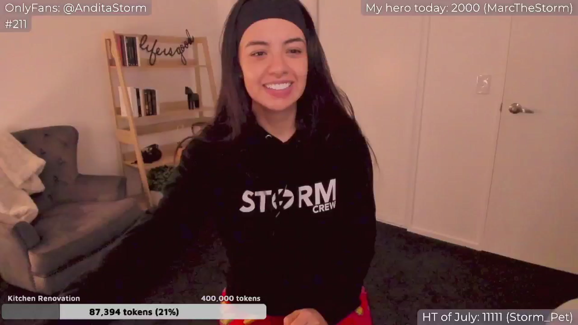 Gallery image thumbnail from AnditaStorm's myfreecams stream on, 07/30/2024, 04:10 image 14 of 20