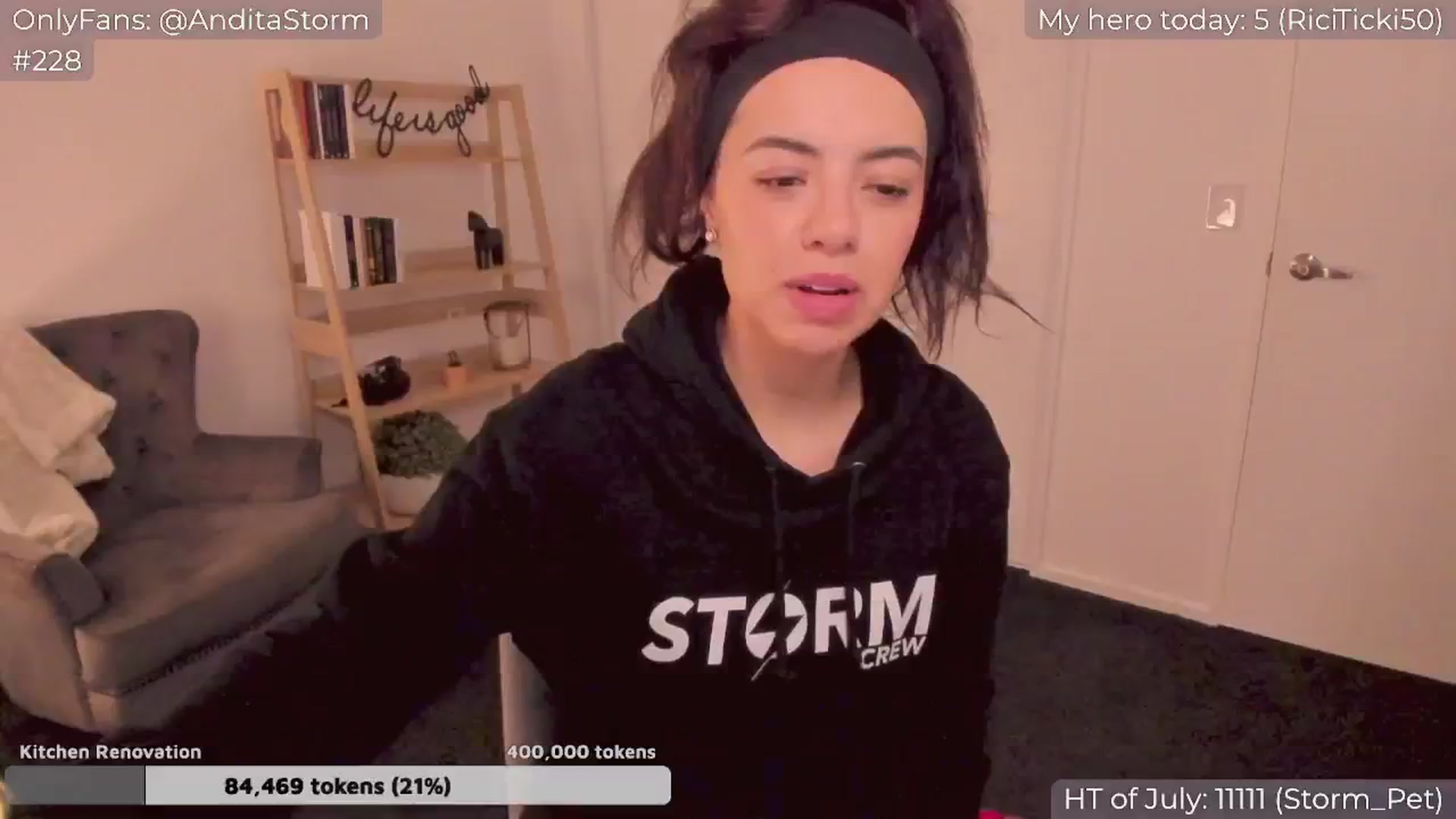 Gallery image thumbnail from AnditaStorm's myfreecams stream on, 07/30/2024, 04:10 image 1 of 20