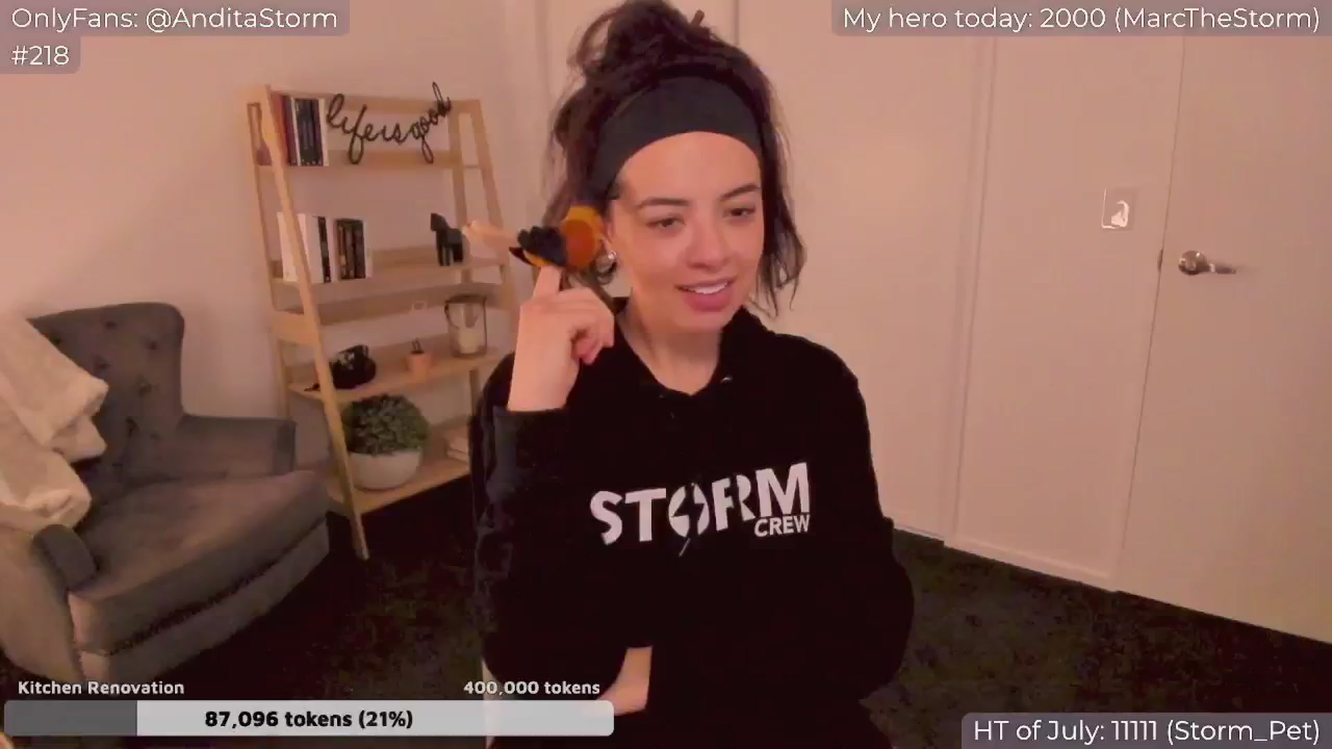 Gallery image thumbnail from AnditaStorm's myfreecams stream on, 07/30/2024, 04:10 image 6 of 20