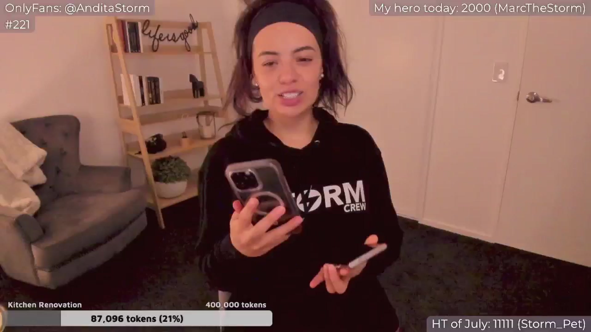 Gallery image thumbnail from AnditaStorm's myfreecams stream on, 07/30/2024, 04:10 image 5 of 20