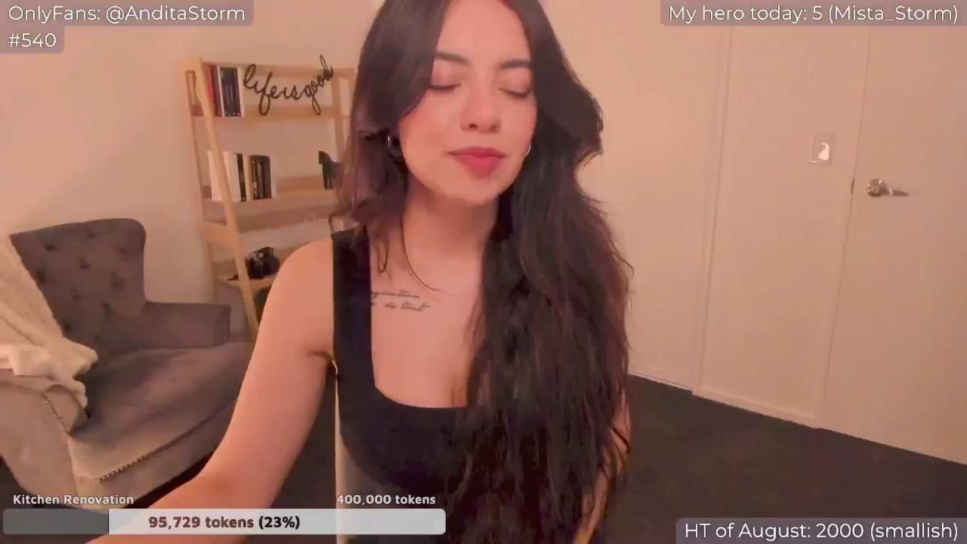 Gallery image thumbnail from AnditaStorm's myfreecams stream on, 08/07/2024, 01:30 image 14 of 20