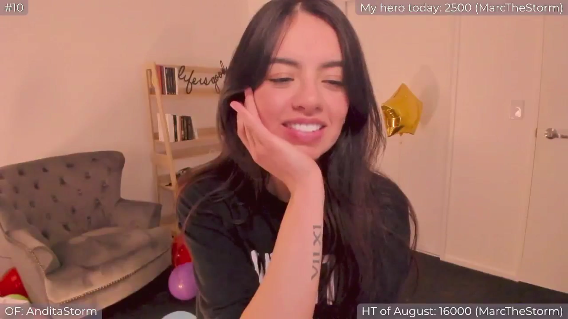 Gallery image thumbnail from AnditaStorm's myfreecams stream on, 08/15/2024, 05:09 image 7 of 20