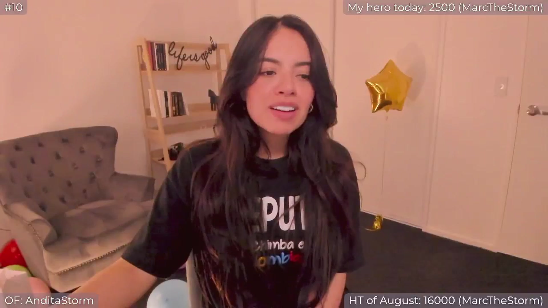 Gallery image thumbnail from AnditaStorm's myfreecams stream on, 08/15/2024, 05:09 image 8 of 20