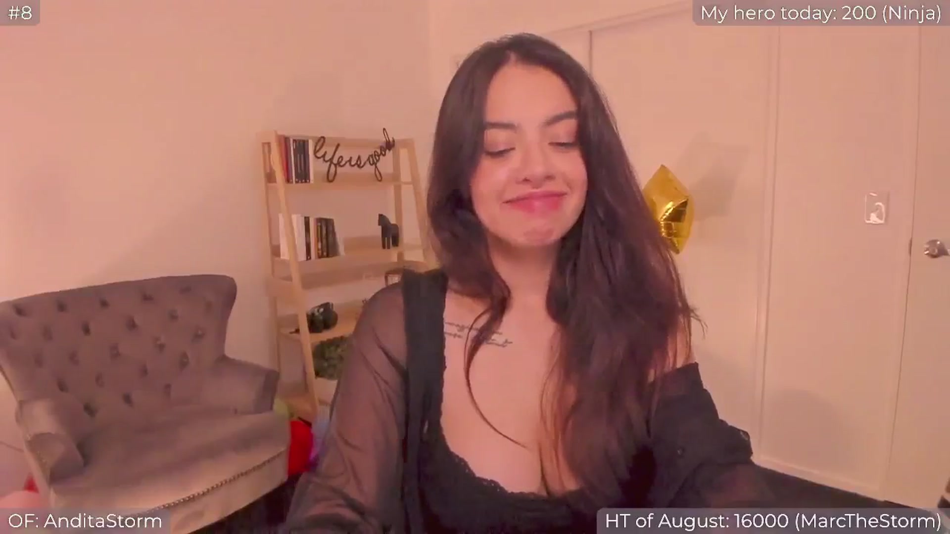 Gallery image thumbnail from AnditaStorm's myfreecams stream on, 08/18/2024, 05:20 image 10 of 20