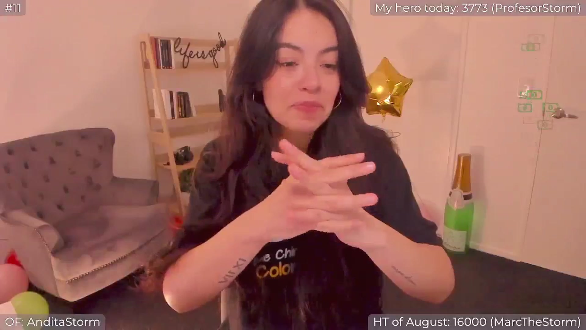 Gallery image thumbnail from AnditaStorm's myfreecams stream on, 08/19/2024, 05:20 image 17 of 20