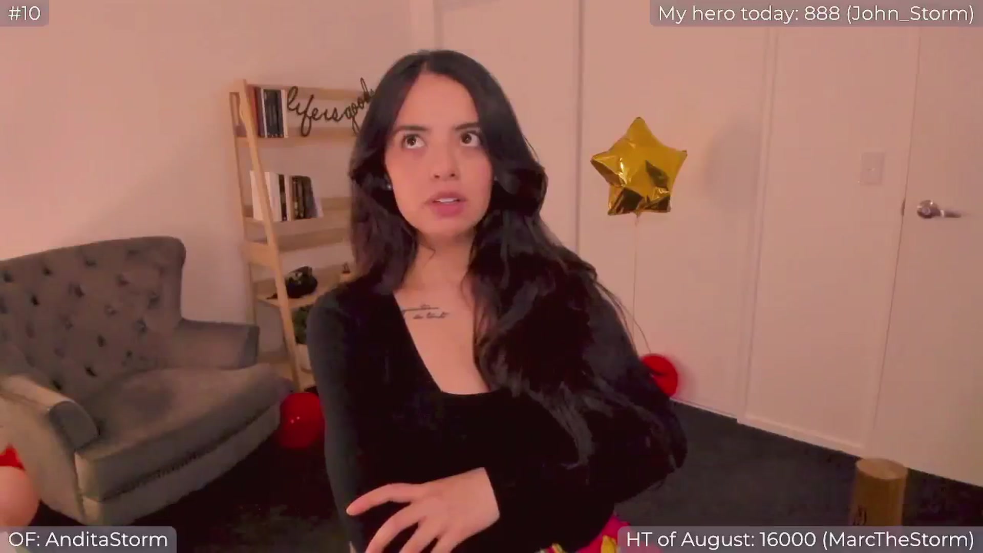 Gallery image thumbnail from AnditaStorm's myfreecams stream on, 08/21/2024, 04:59 image 2 of 20