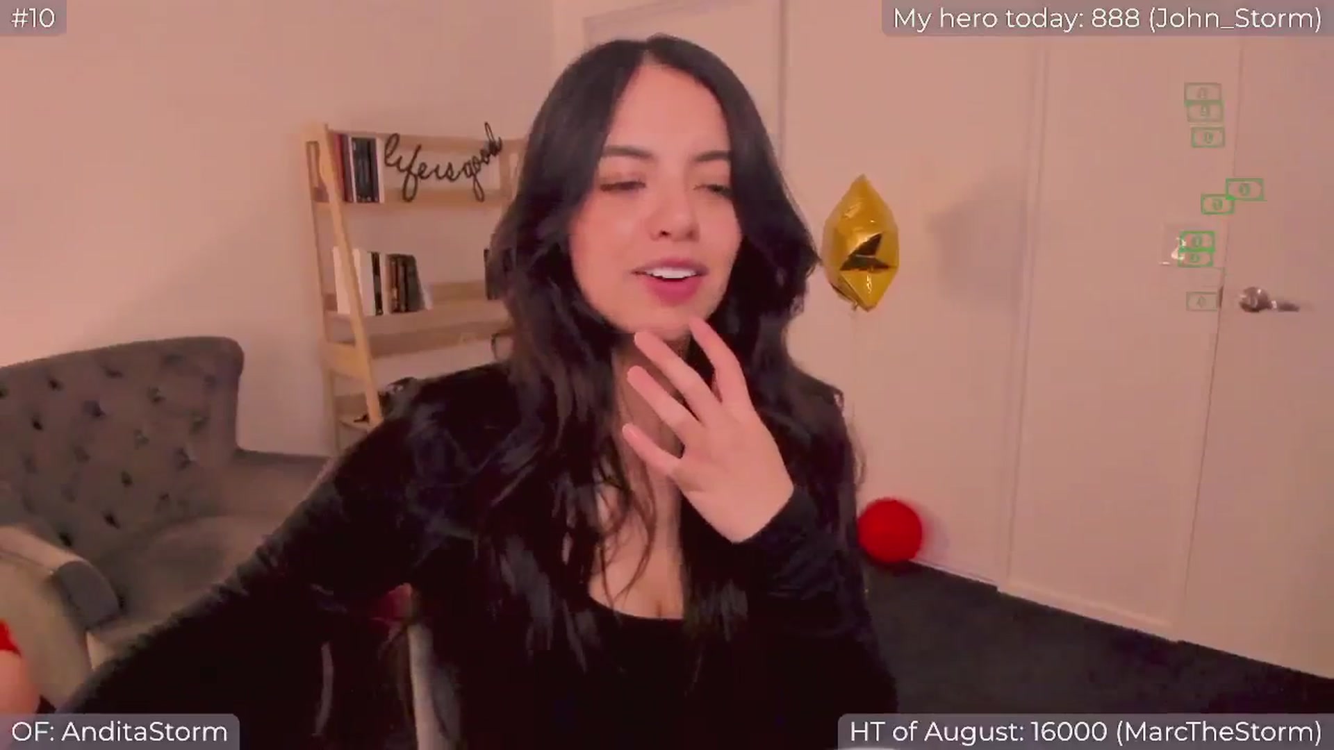 Gallery image thumbnail from AnditaStorm's myfreecams stream on, 08/21/2024, 04:59 image 18 of 20