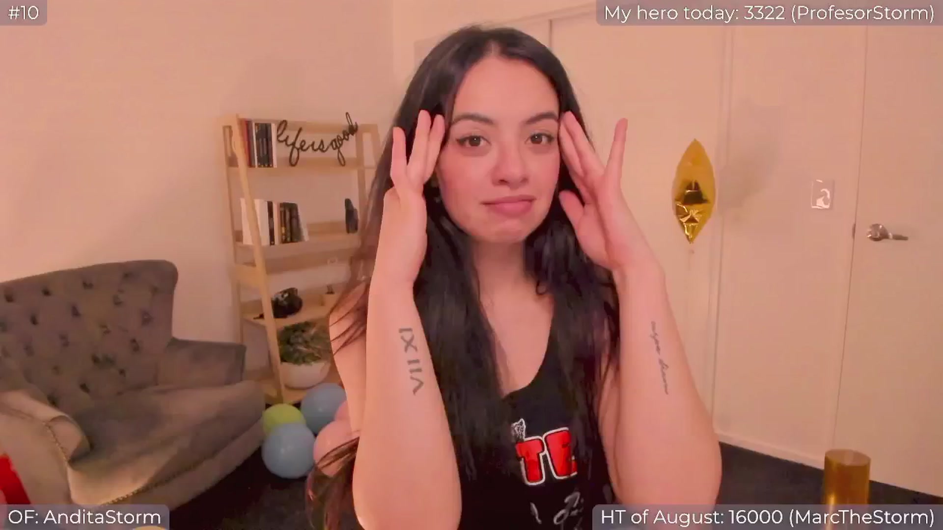 Gallery image thumbnail from AnditaStorm's myfreecams stream on, 08/24/2024, 05:06 image 13 of 20